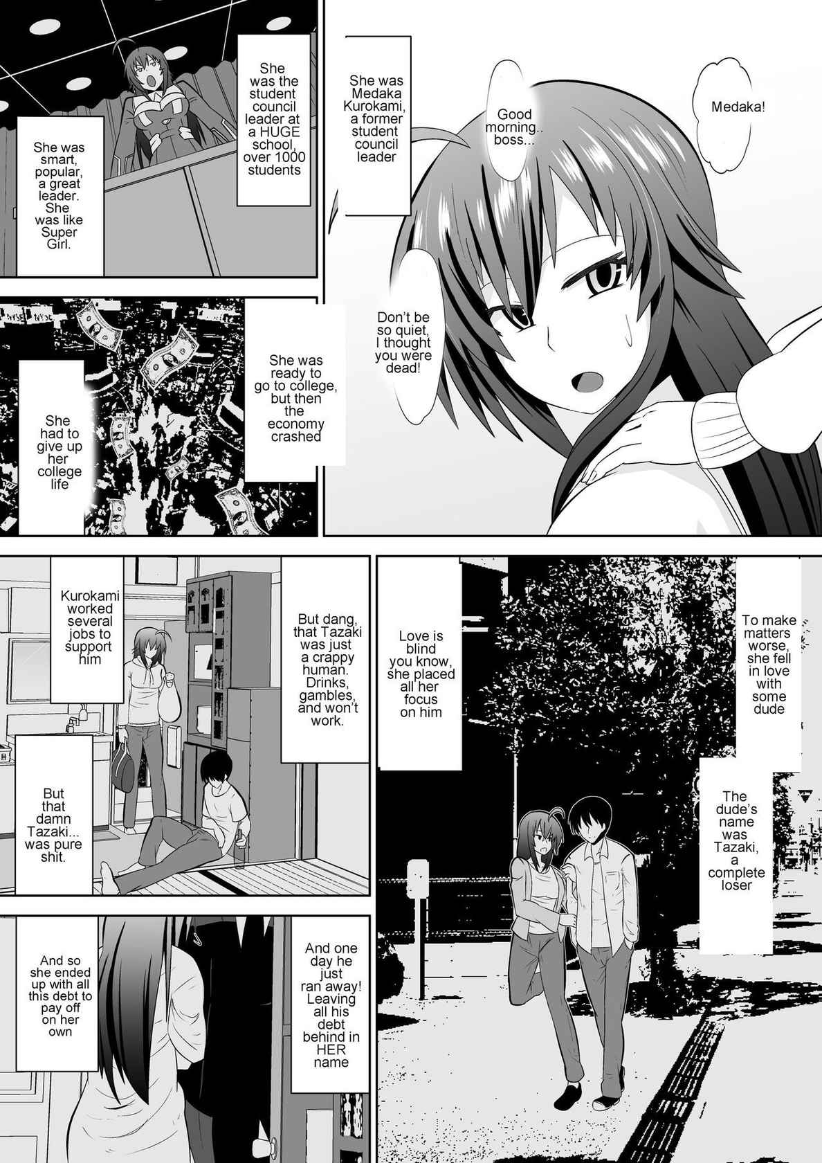 [Shihai Shoujo (Dining)] Zetsubou Houkai Urashakai | The collapsed Underworld of Despair (Medaka Box) [English] [Zeus777]