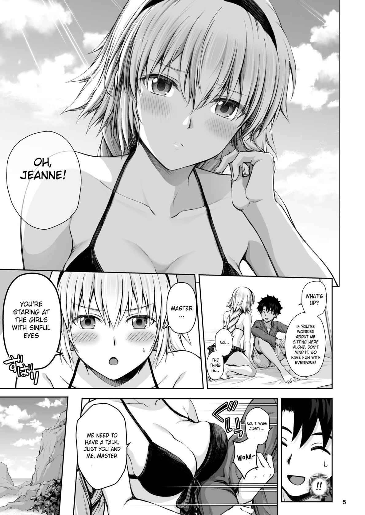 [Chabashira Chainsaw (Chacharan)] Jeanne to Natsu no Umi | Summer beach with Jeanne (Fate/Grand Order) [English] [Mecte] [Digital]