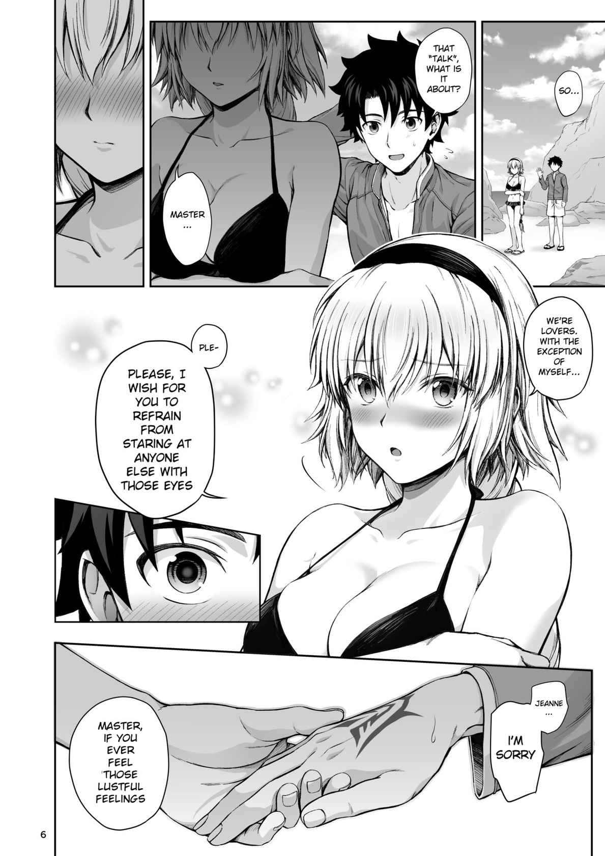 [Chabashira Chainsaw (Chacharan)] Jeanne to Natsu no Umi | Summer beach with Jeanne (Fate/Grand Order) [English] [Mecte] [Digital]