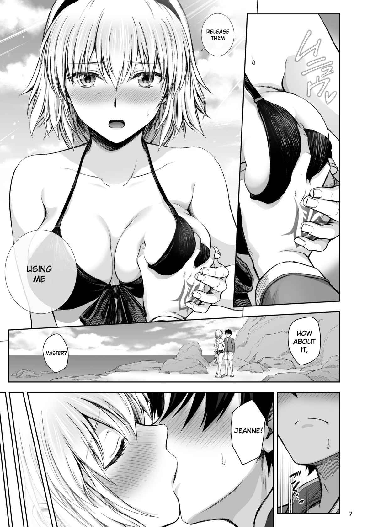 [Chabashira Chainsaw (Chacharan)] Jeanne to Natsu no Umi | Summer beach with Jeanne (Fate/Grand Order) [English] [Mecte] [Digital]