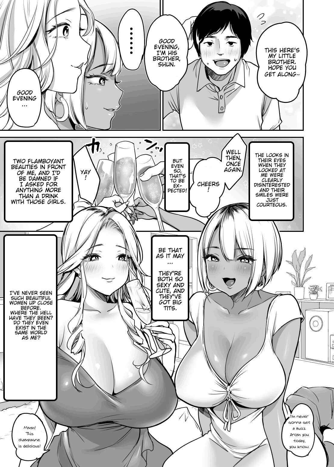 [Super Ichigo-chan (Misaoka)] InCha datte Gal to Yaritai! ~Kyokon Appeal o Ganbatta Kekka~ | Even shady guys want to fuck gals! ~The result of my efforts to show off my huge dick~ [English] [Anonymous]