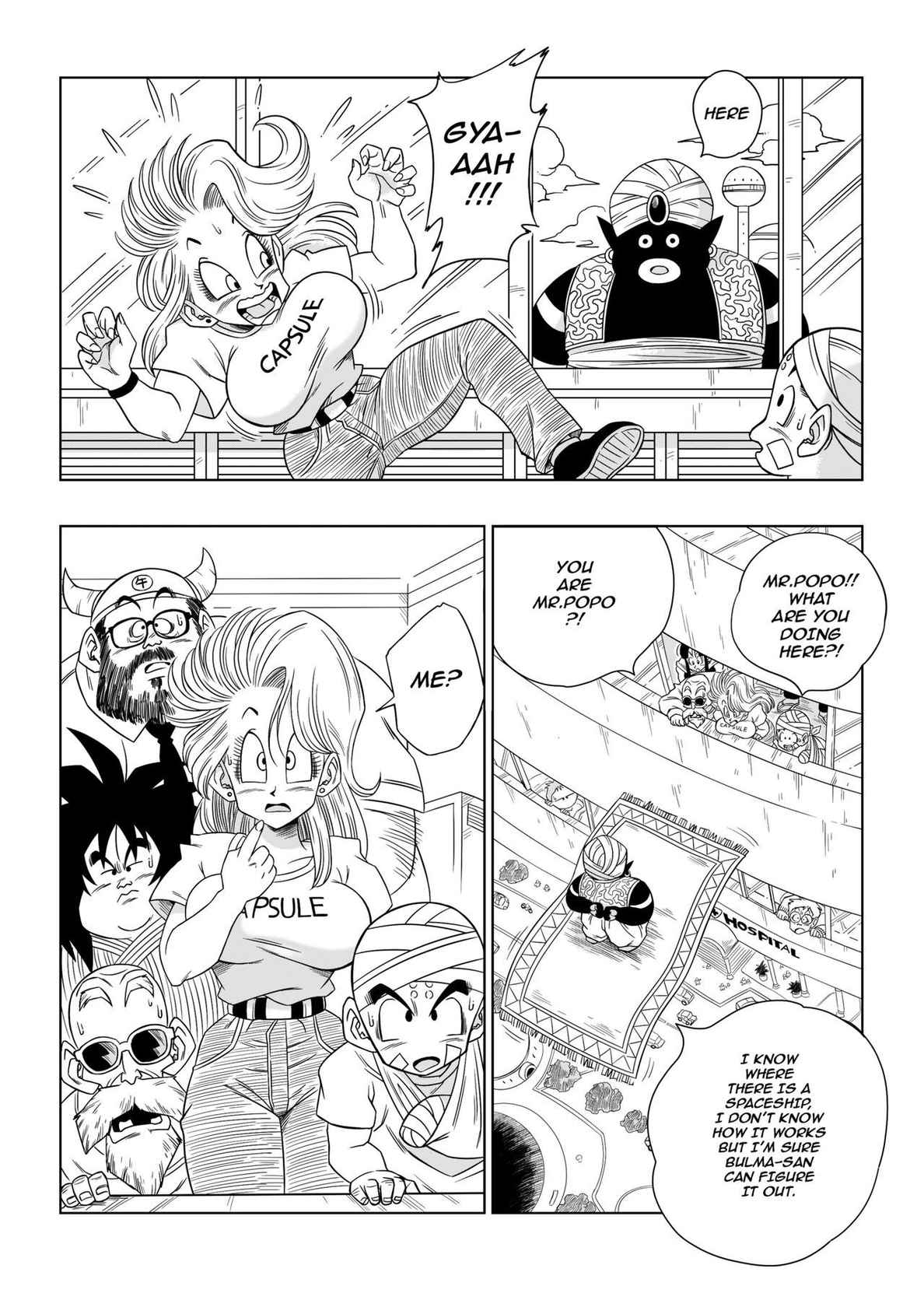 [Yamamoto] Bulma Meets Mr.Popo - Sex inside the Mysterious Spaceship! (Dragon Ball Z) [Uncensored] [English]