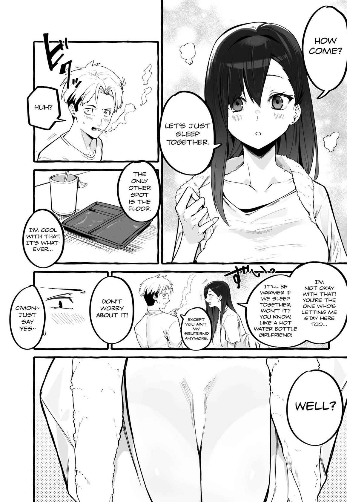 [Fuguta-ke] Kyonyuu Motokano o Tomete Agetara Orei ni Shiboritoraremakutta Hanashi. | A Story About How I Let My Busty Ex-Girlfriend Stay Over and Got Milked Dry in Return. [English] [Nisor]