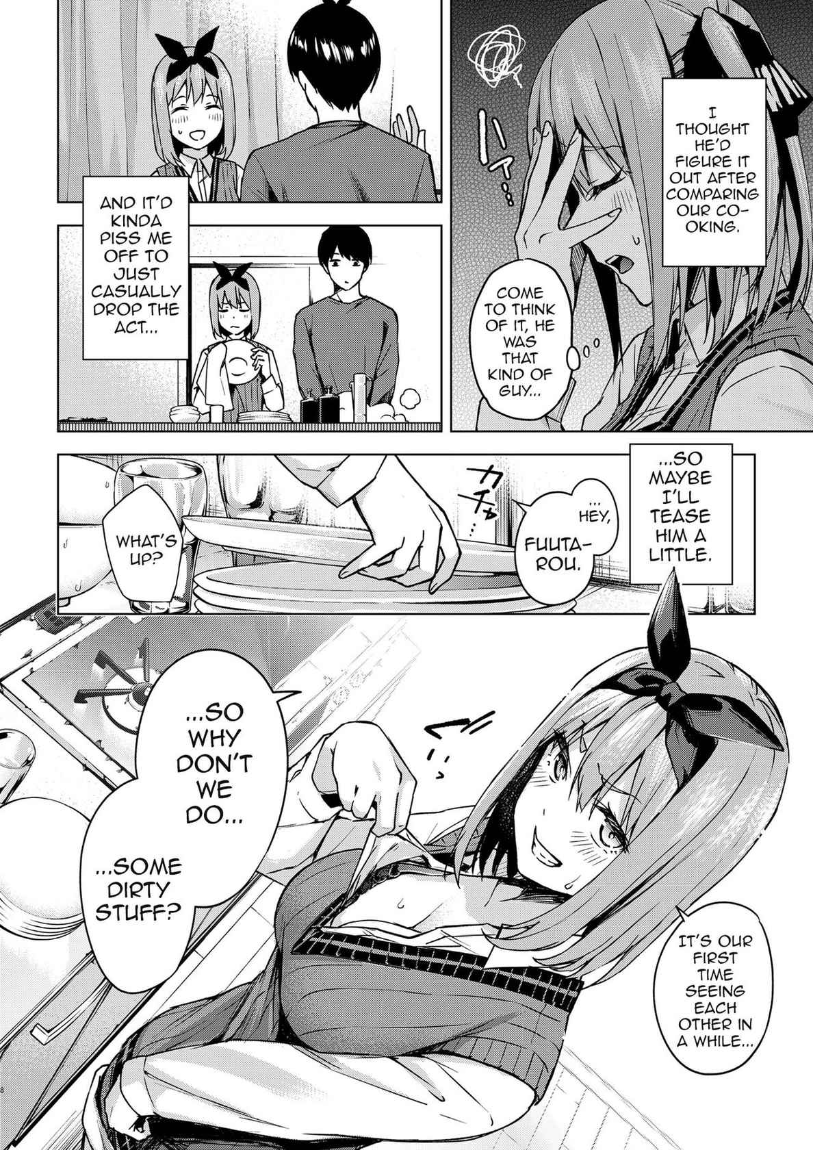 [Kozuki Sousaku Dokoro (Kozuki)] Ichinengo no Itazura | Fooling Around, One Year Later (Gotoubun no Hanayome) [English] {Doujins.com} [Digital]