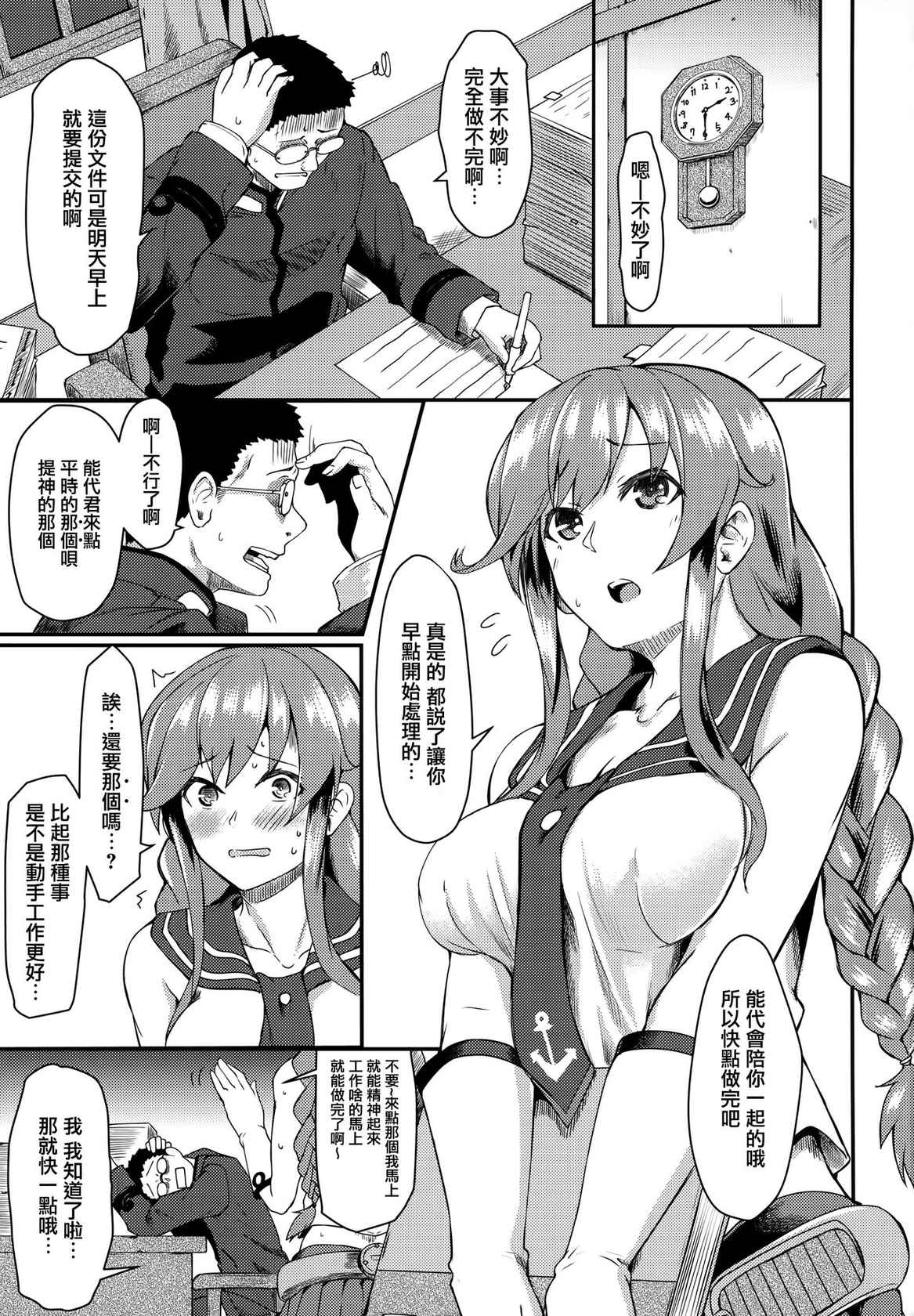 (C95) [Hx3I (Hirano Kawajuu)] Noshiro Therapy (Kantai Collection -KanColle-) [Chinese] [无毒汉化组]