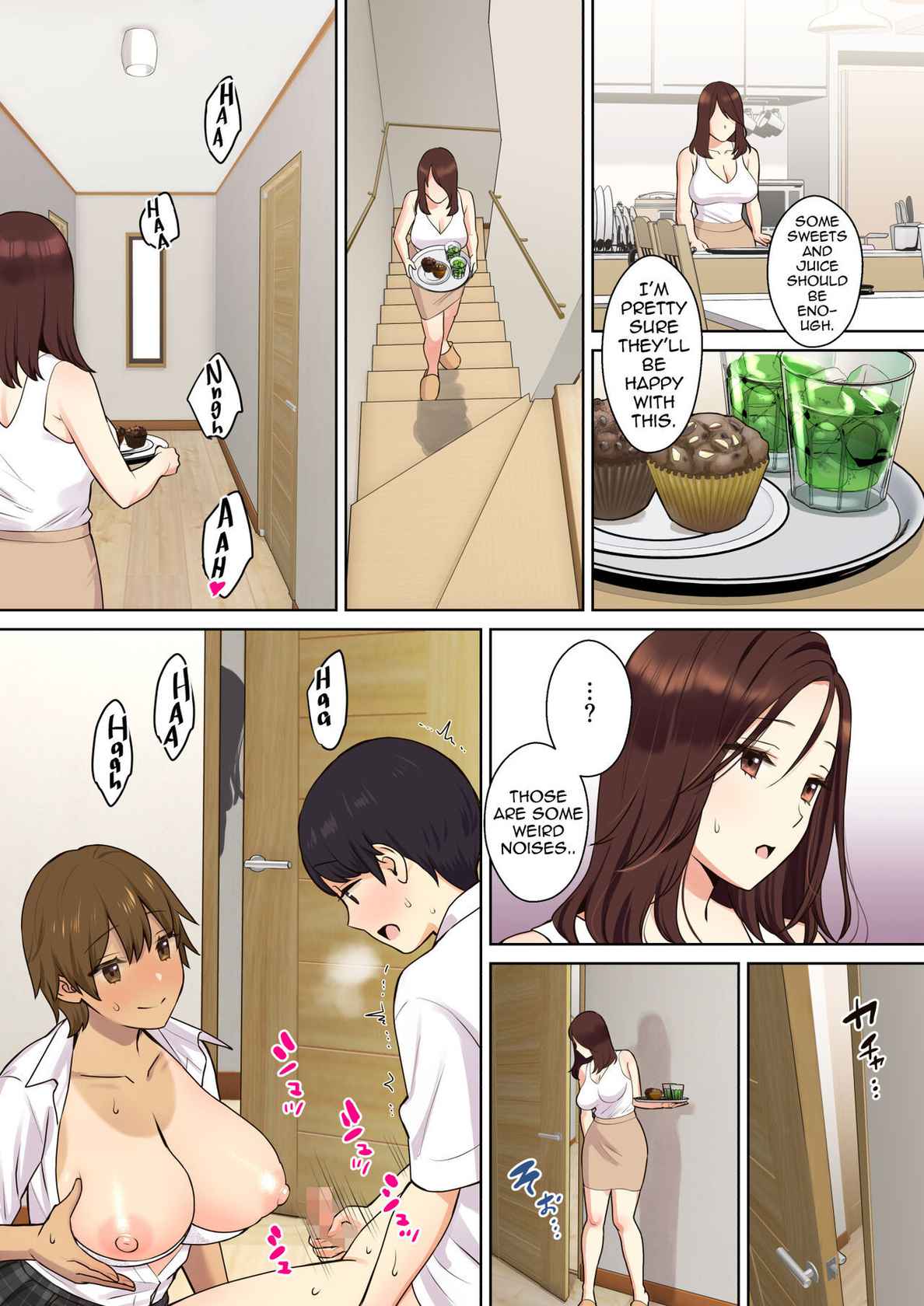 [Oshima Aki] Kanojo no Okaa-san ni Doutei o Ubawareru Hanashi 1 | A Story about a Boy Getting His Virginity Stolen by His (Girl) Friend's Mom 1 [English] [Itsurata]