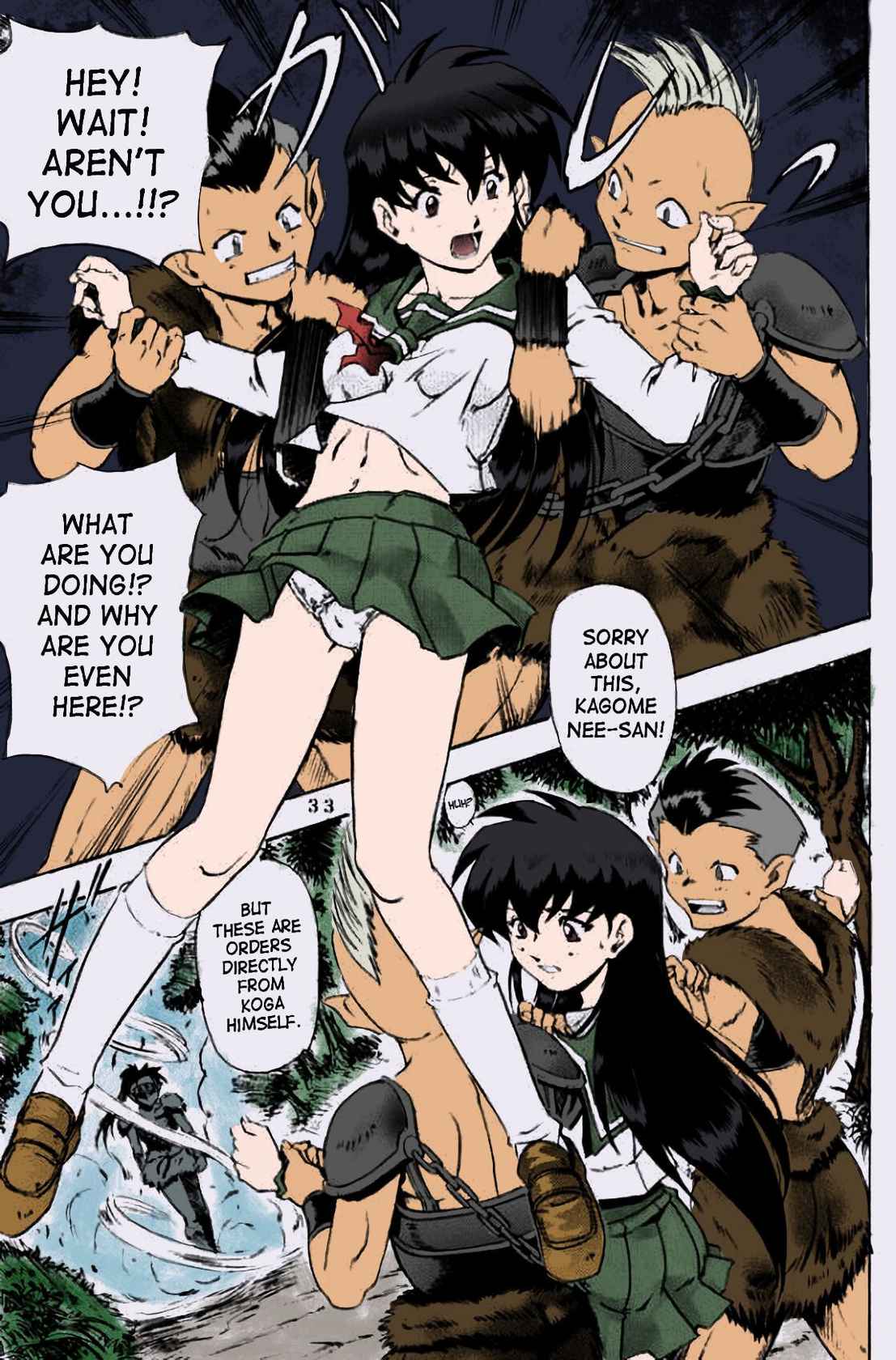 [Nika Tani] Naraku no Soko (Inuyasha) English-Half Translated (Colorized)