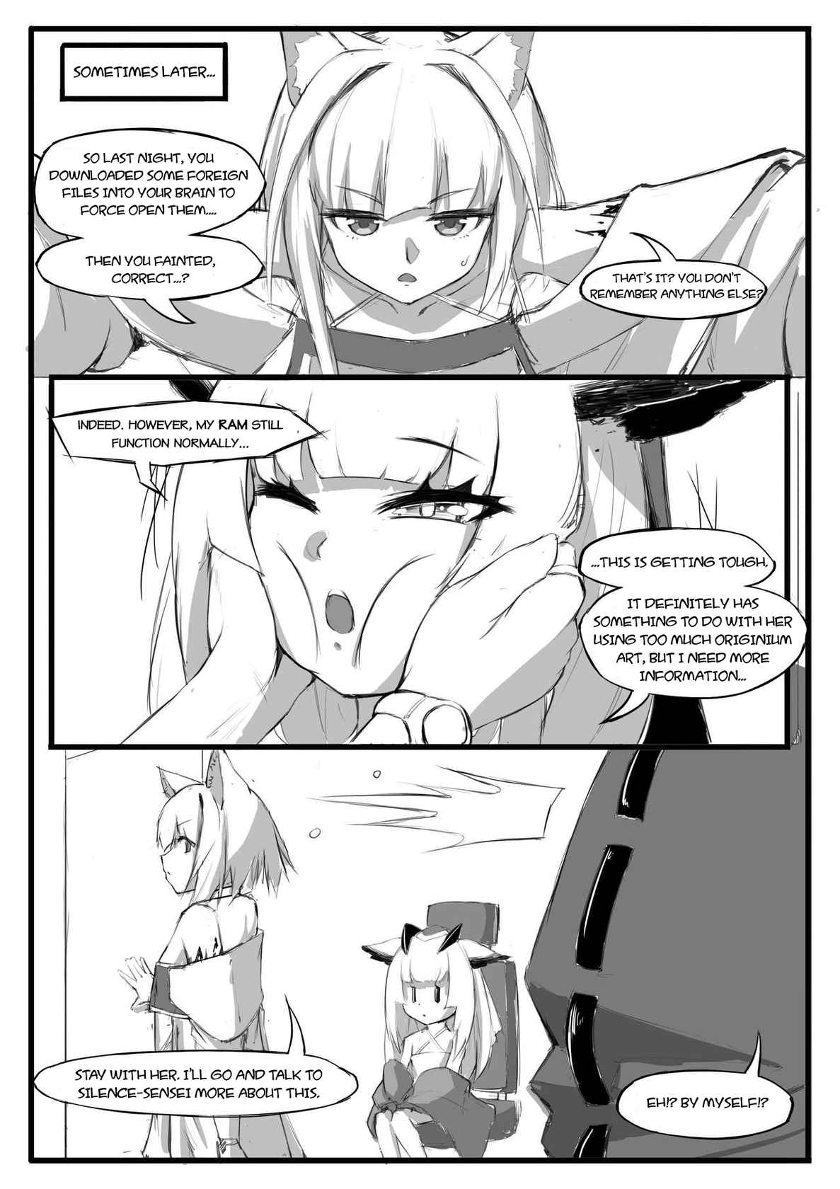 [saluky] The Story Where Ptilopsis Becomes A Very Little Girl [Arknights]