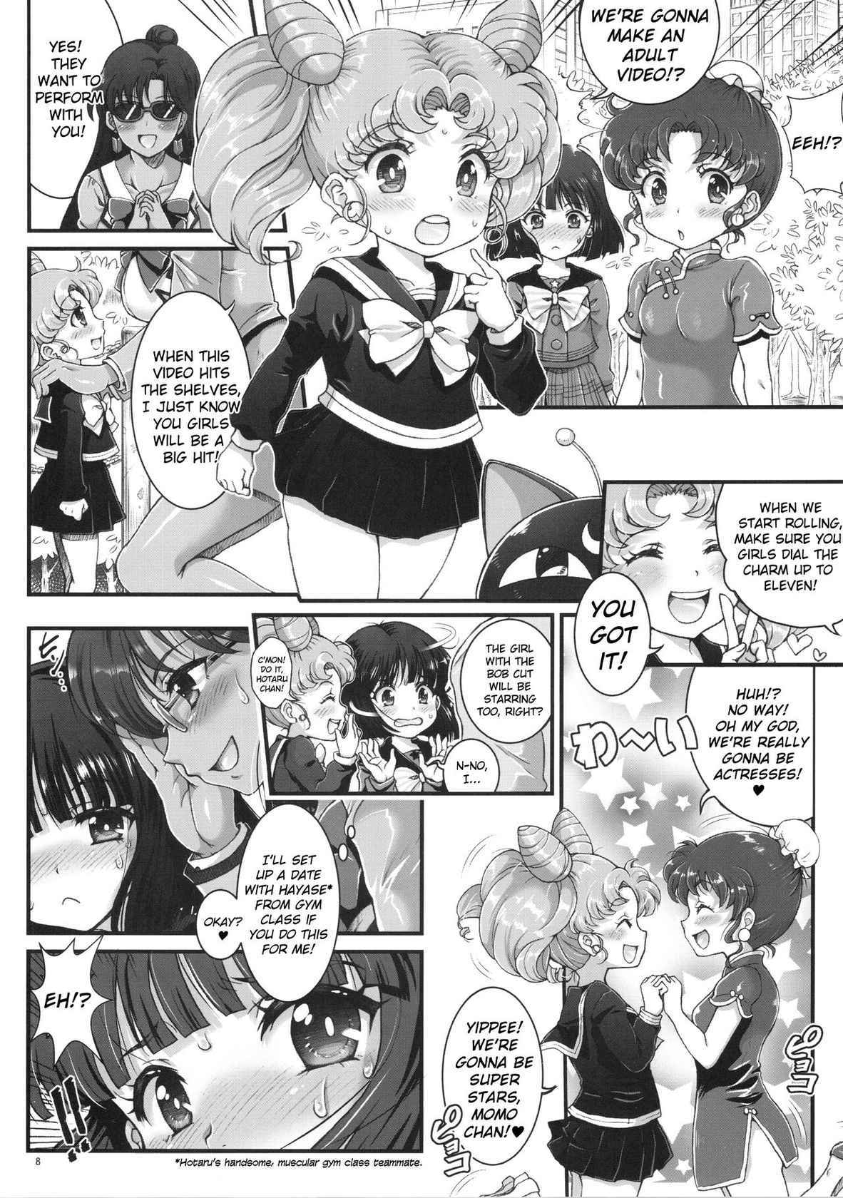 (C92) [Oboro & Tempo Gensui Dou (Tempo Gensui)] Sailor AV Kikaku ~JS 3-ningumi ni Shutsuen Koushou!! Classmate no Me no Mae de Gachinko Kozukuri SEX!?~ (Bishoujo Senshi Sailor Moon) [English] {defski}