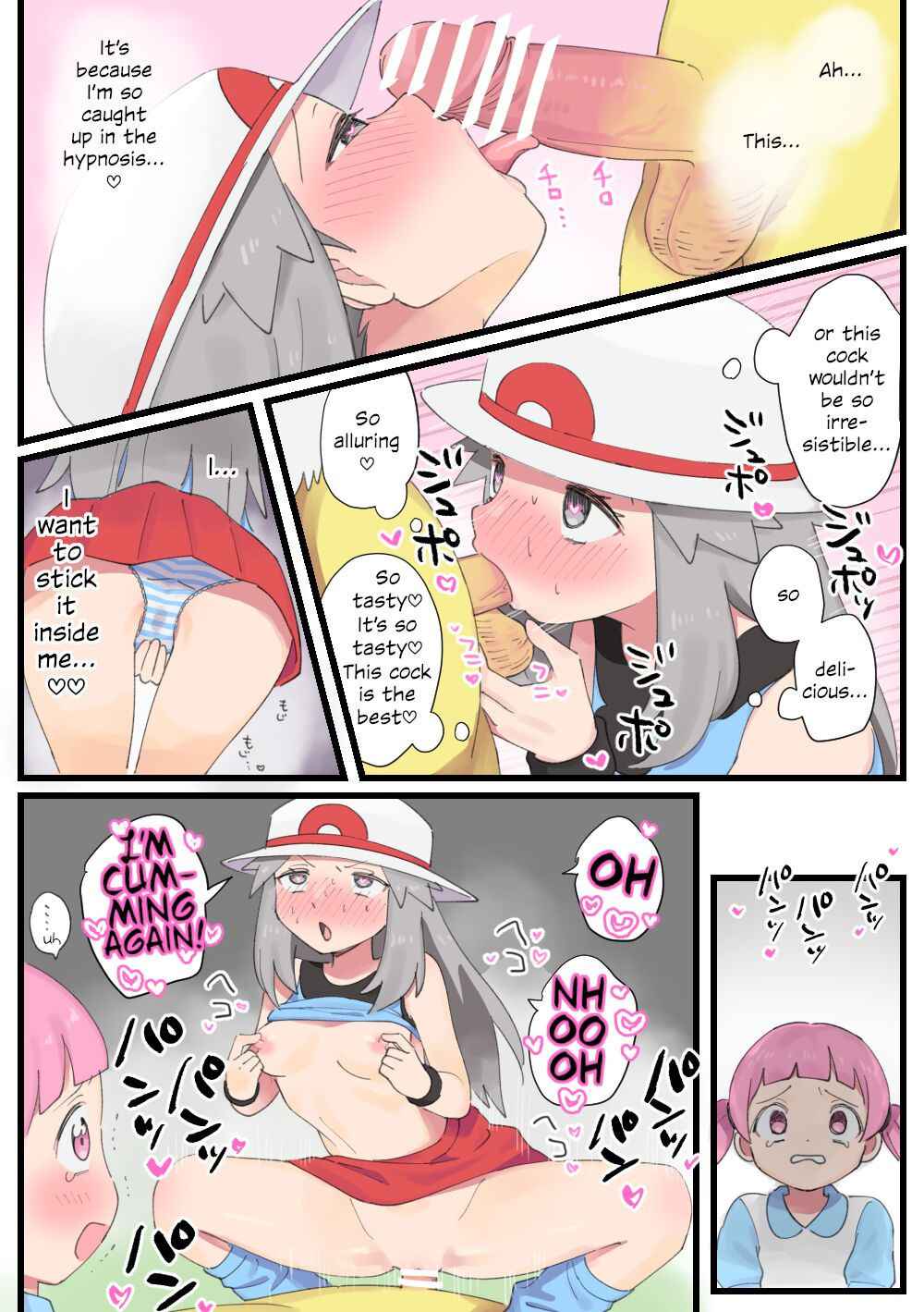 [Hiiragi] Mayo-Chan Wo Tasuke Ni Itte Roriipaa Ni Saimin Reipu Sareru Riifu | Leaf Wanted To Help Lostelle But Got Hypnotised And Raped By A Hy-pedo (Pokémon) [English] [Digital]