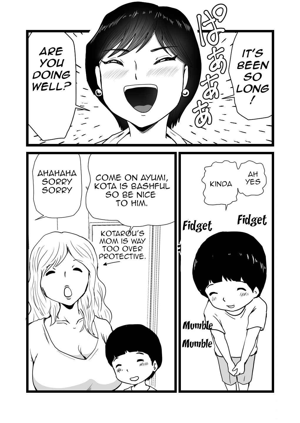 [Momoziri Hustle Dou] Mama to Ayumi-san ni Shibori Torareru Musuko no Hanashi|The Story About a Son Who is Exploited by His Mom and Ayumi [English][Amoskandy]