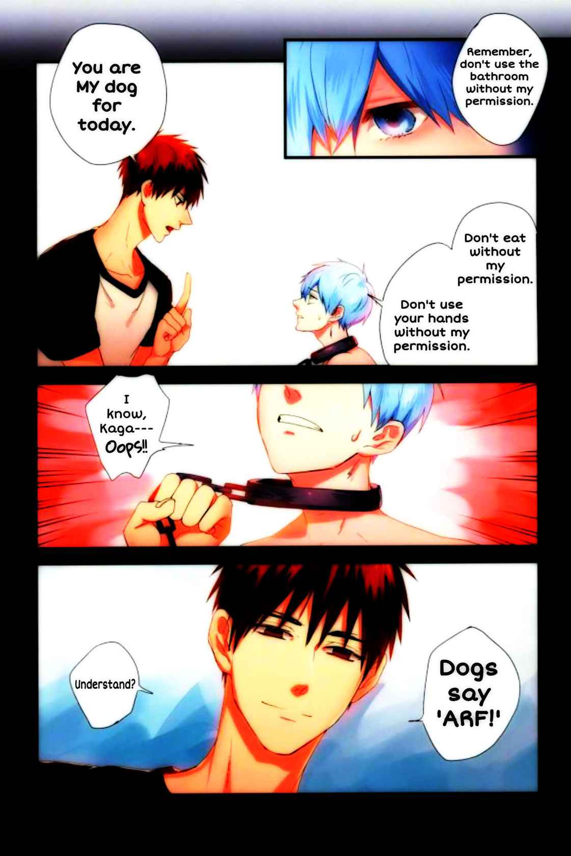 Whose Hand Pulls the Collar (Kubiwa wa dare no te ni)(Kuroko's Basketball)[Fuzai no Yamada][ENGLISH][SpookyLatte]