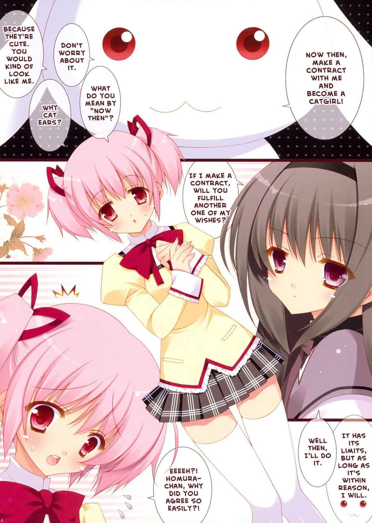 (COMIC1☆5) [Shigunyan] Boku to Keiyaku shite Nekomimi Shoujo ni Natte yo! | Make a contract with me and become a catgirl! (Puella Magi Madoka Magica) [English] [Tabunne Scans]