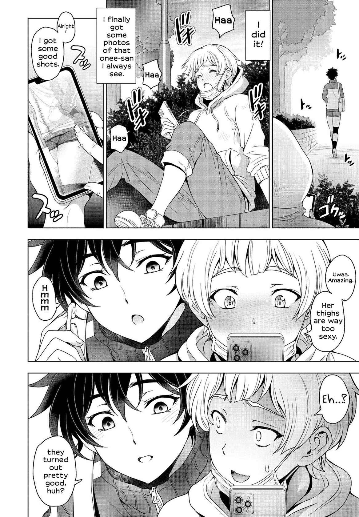 [Sena Youtarou] Futomomo × Tousatsu = Love | Thighs × Stealth Photography = Love (COMIC Penguin Club 2022-03) [English] [Digital]