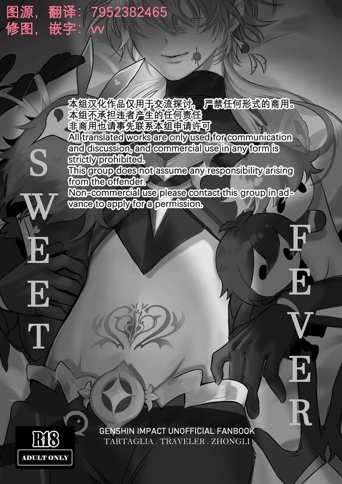 [PCrow] Sweet Fever (Genshin Impact) [Chinese] [男女搭配干活不累双人汉化]