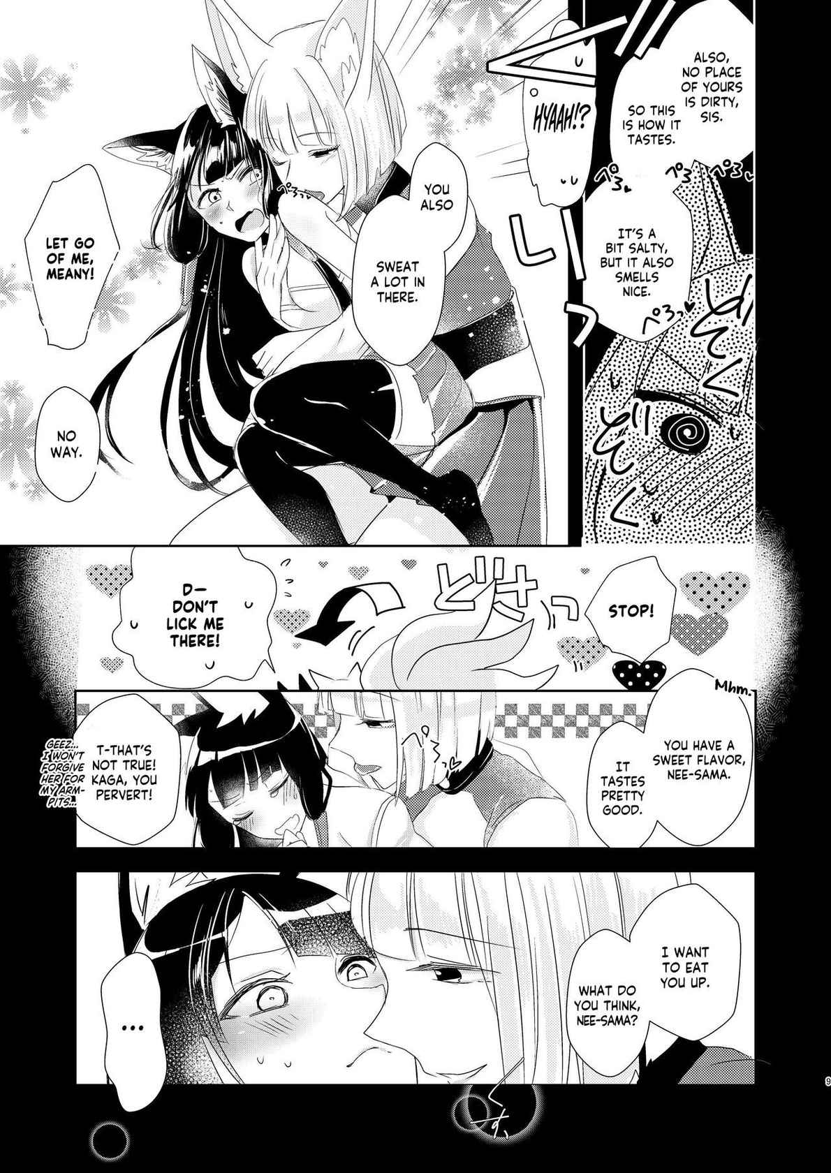 [Yuribatake Bokujou (Kon)] Shitataru kara, Tabete Hoshii. | I want you to eat me because it drips. (Azur Lane) [English] [Usr32] [Digital]