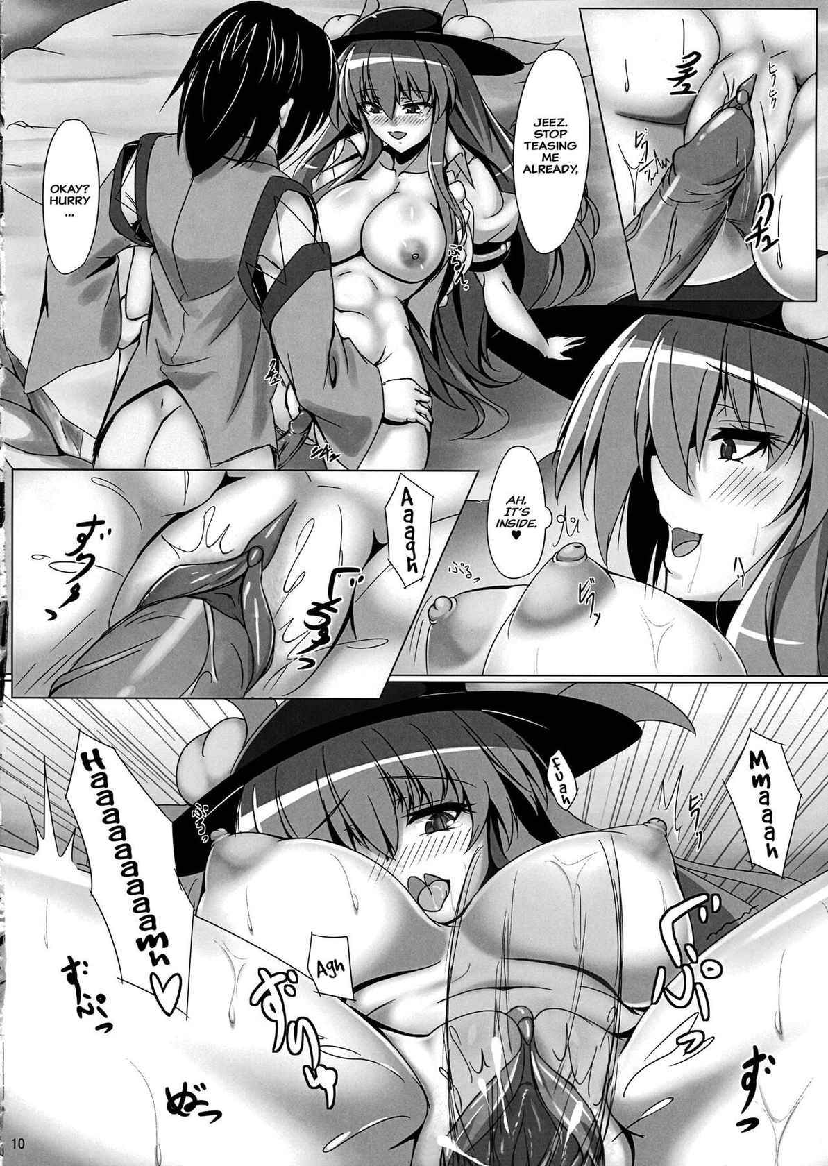 (Shuuki Reitaisai 4) [Ryuu no Yadorigitei (Zephid)] Tenshi no Otanoshimi (Touhou Project) [English] {Hennojin} [Decensored]