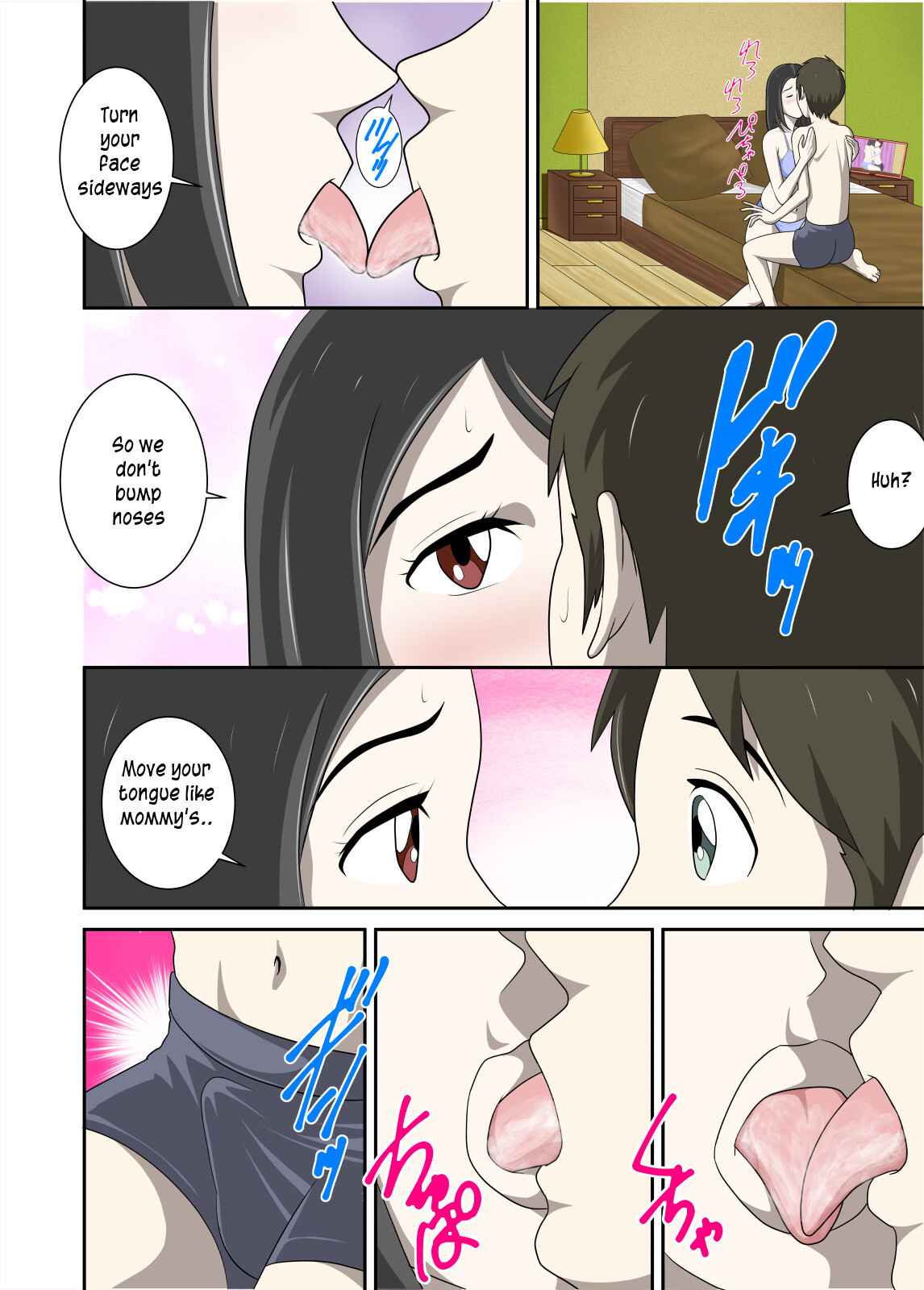 [WXY COMICS] Toaru Jijou kara SEX Suru Hame ni Nari, Hontou ni Hamechatta Toaru Oyako no Ohanashi | Mother and son pushed into having sex... [English] [innyinny]