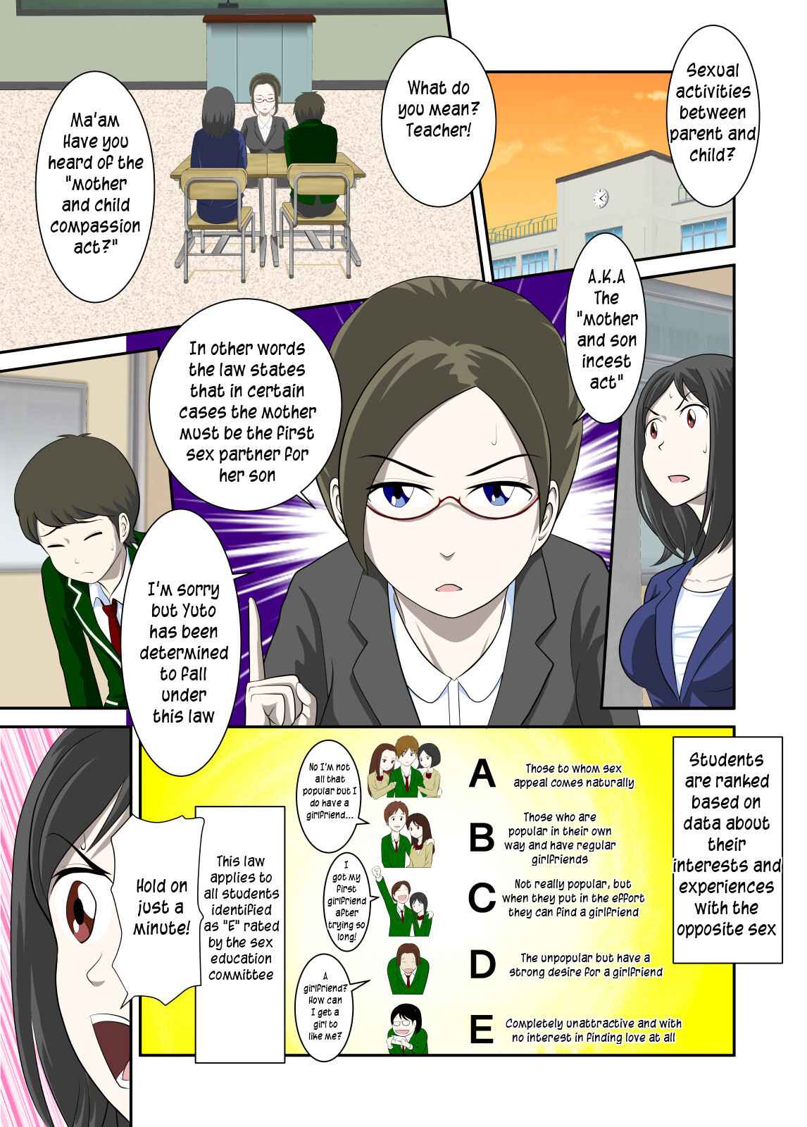 [WXY COMICS] Toaru Jijou kara SEX Suru Hame ni Nari, Hontou ni Hamechatta Toaru Oyako no Ohanashi | Mother and son pushed into having sex... [English] [innyinny]