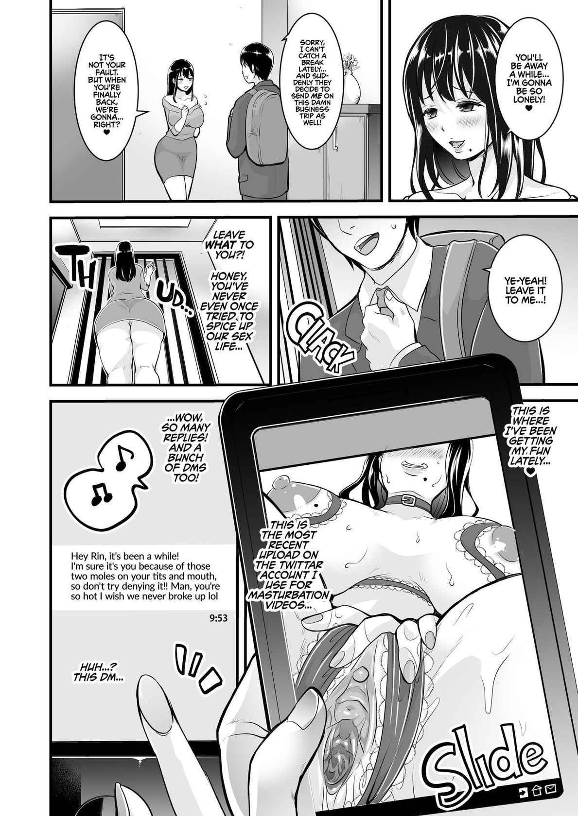 [Studio Daiya (Nemui Neru)] Obuki Rin wa Netoraretai ~Anata Gomennasai... Konna Koto ni Naru nante~ | Rin Obuki Wants to Make a Cuck [English] {2d-market.com} [Decensored] [Digital]