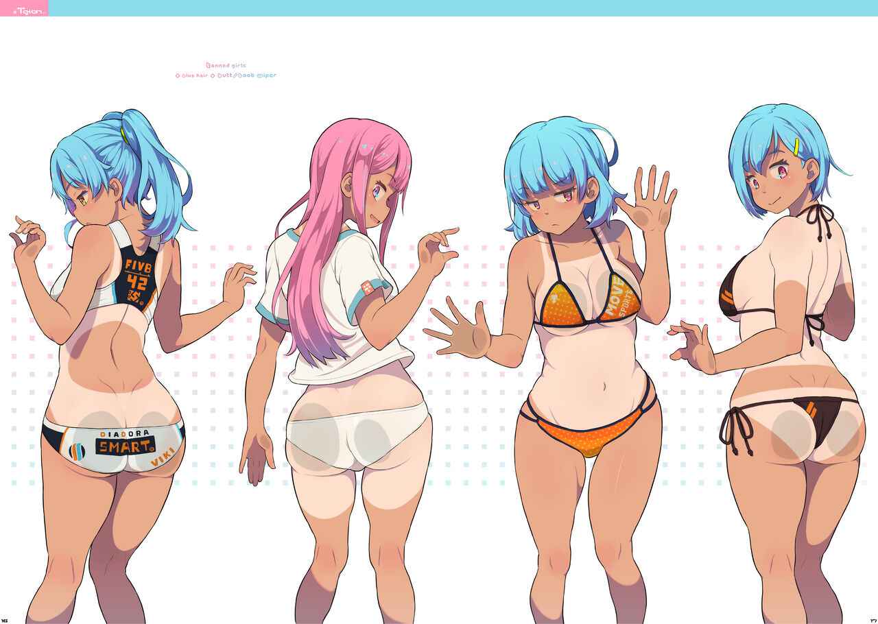 [Neyuki Rei] Tanned Girl Blue Hair #3