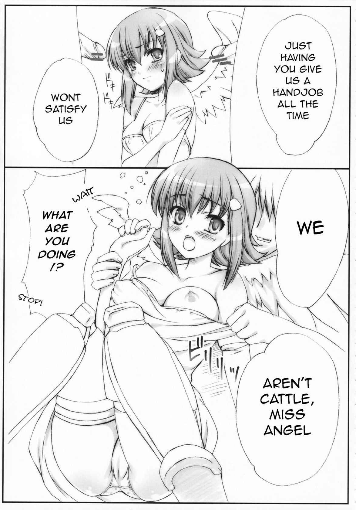 (Kyonyuukko 7) [Nishiogi Koubou (Kenmochi Ena)] Mizutama Tenshi | Polka Dots Angel (Queen's Blade) [English] [q91]