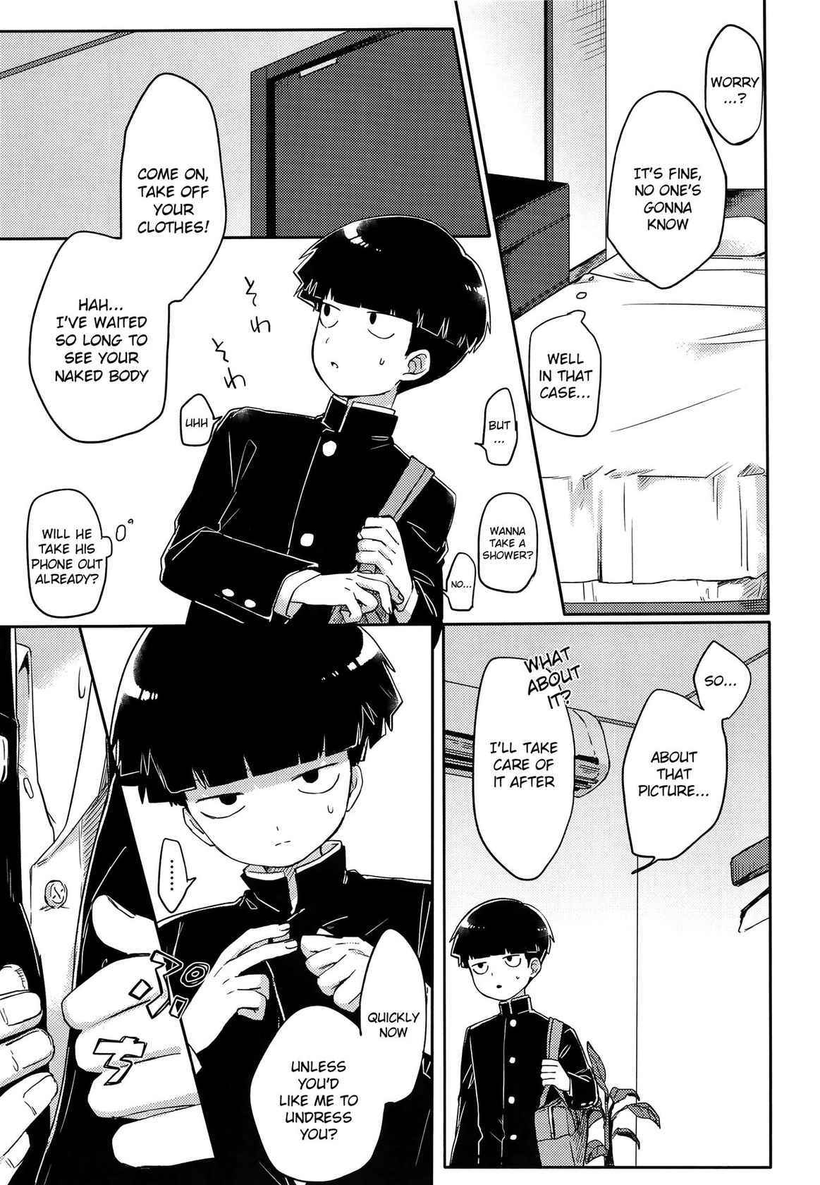 (ONE→HUNDRED 10) [PORYGON137 (Hidari Pory5n)] Kanbashii Kimi ni Tsugu | Following Your Sweet Scent (Mob Psycho 100) [English] {Chin²}