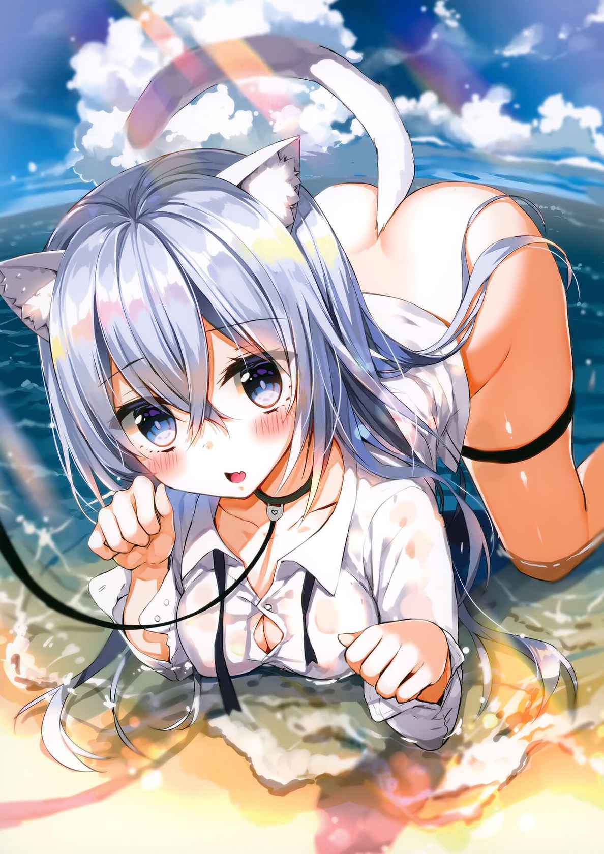 (C94) [Yadapot (Yadapoteto)] Umi de Neko o Hirotta. [Chinese] [無邪気漢化組]