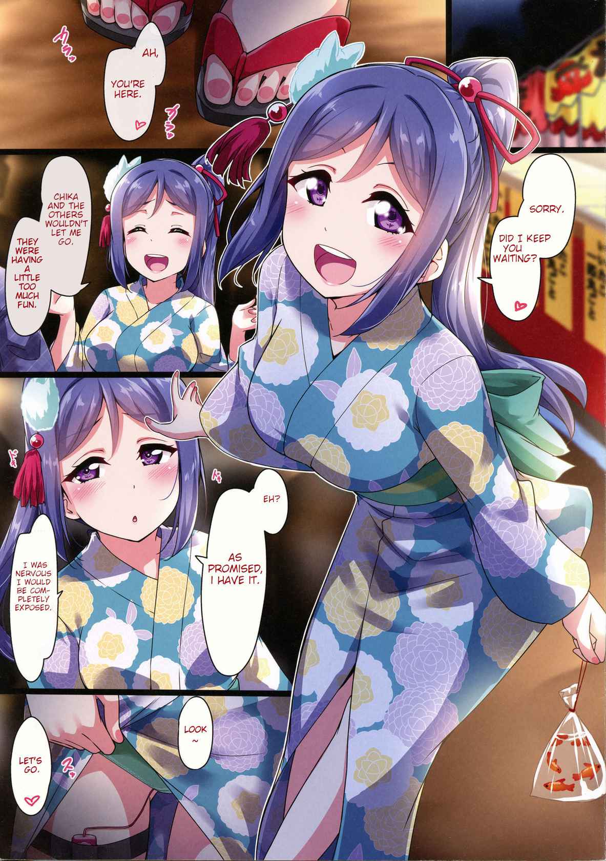 (C96) [CORORI (Yopparai Oni?)] KANAKAN Yukata de Kanan-chan! Plus Matome Bon 2 Full Color (Love Live! Sunshine!!)[English][BoatShirt]