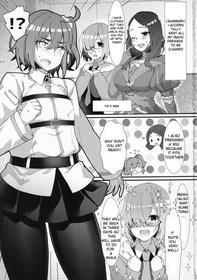 Josou Saserarete Futanari Kouhai Servant ni Onnanoko ni Sarechau Hon (FateGrand Order) (machine translated)