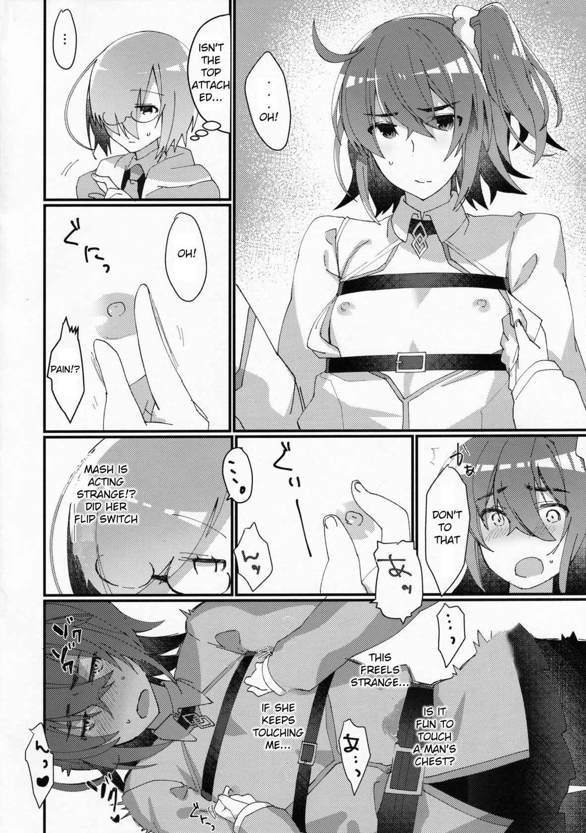 Josou Saserarete Futanari Kouhai Servant ni Onnanoko ni Sarechau Hon (FateGrand Order) (machine translated)