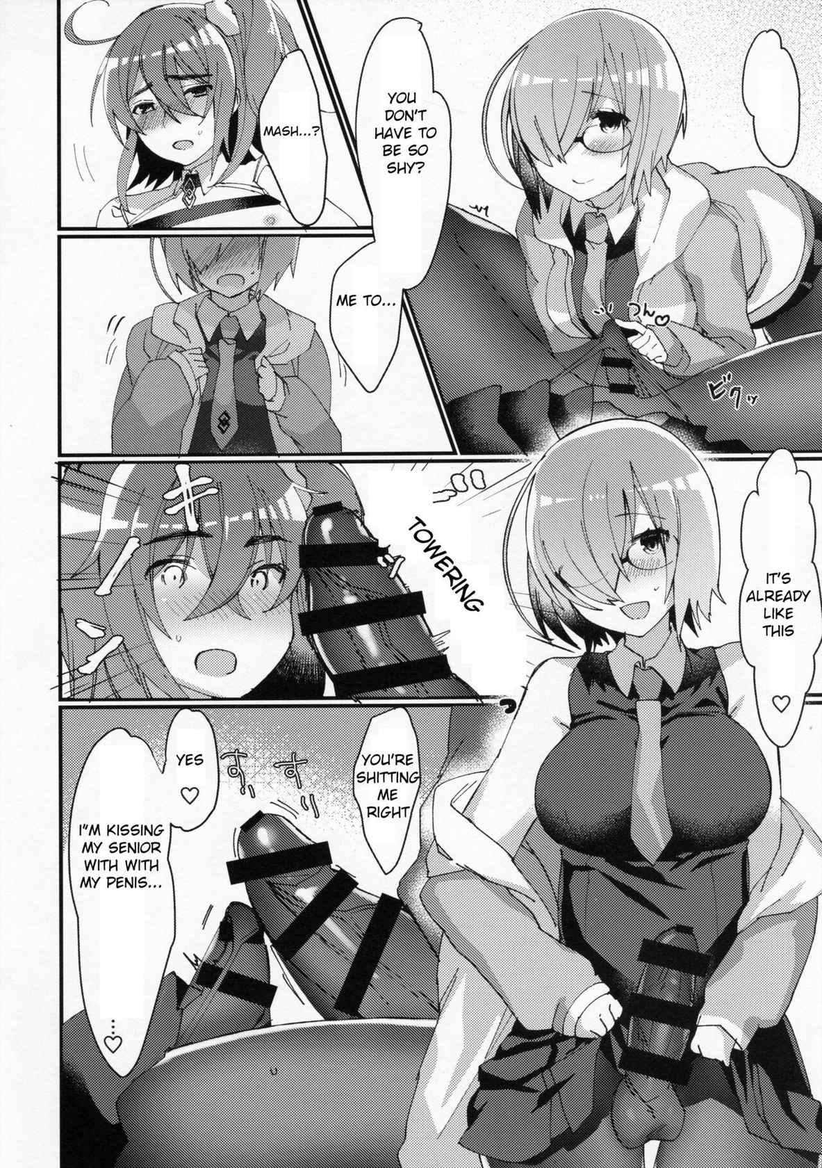 Josou Saserarete Futanari Kouhai Servant ni Onnanoko ni Sarechau Hon (FateGrand Order) (machine translated)