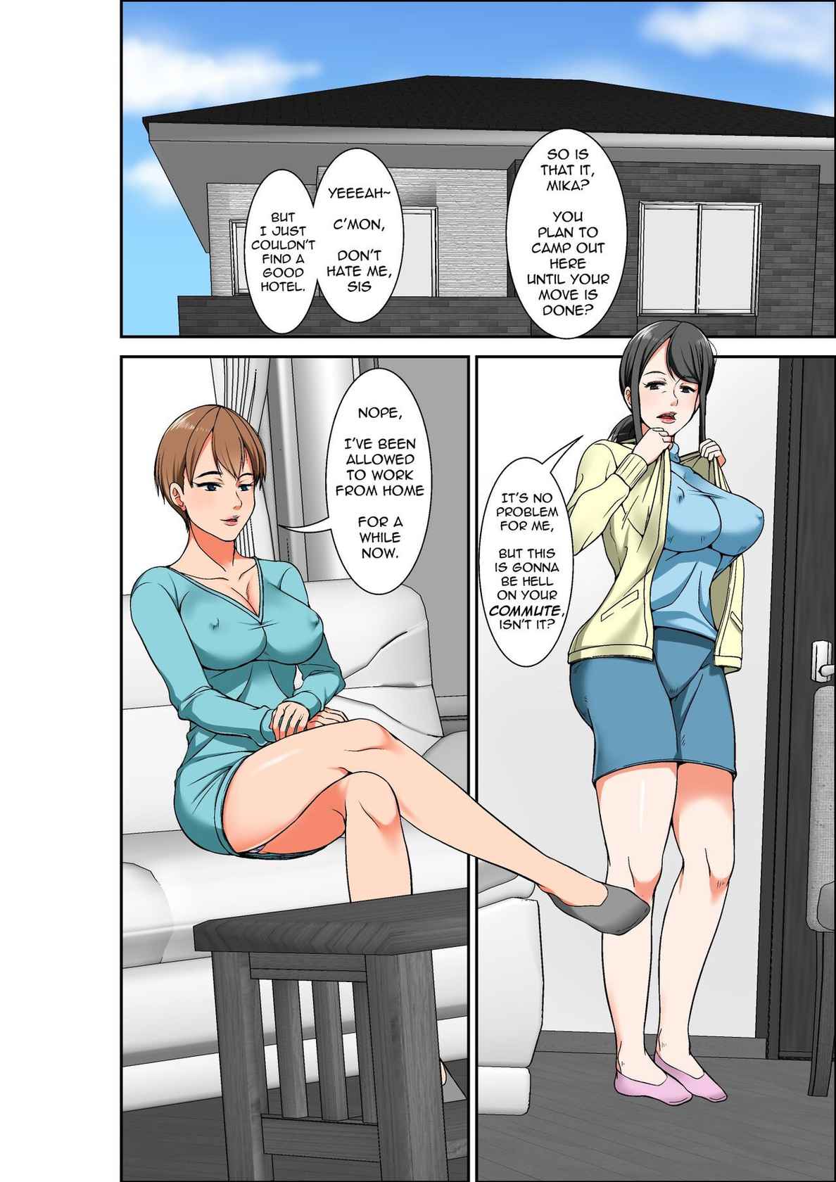 [Hoyoyodou] Hahaoya to SEX shiyou to shitara cho binkan taishitsu no oba ga wana ni kakatta hanashi | A story of how I paid for sex with mom, but got my hypersensitive aunt instead [English] [incogna777]