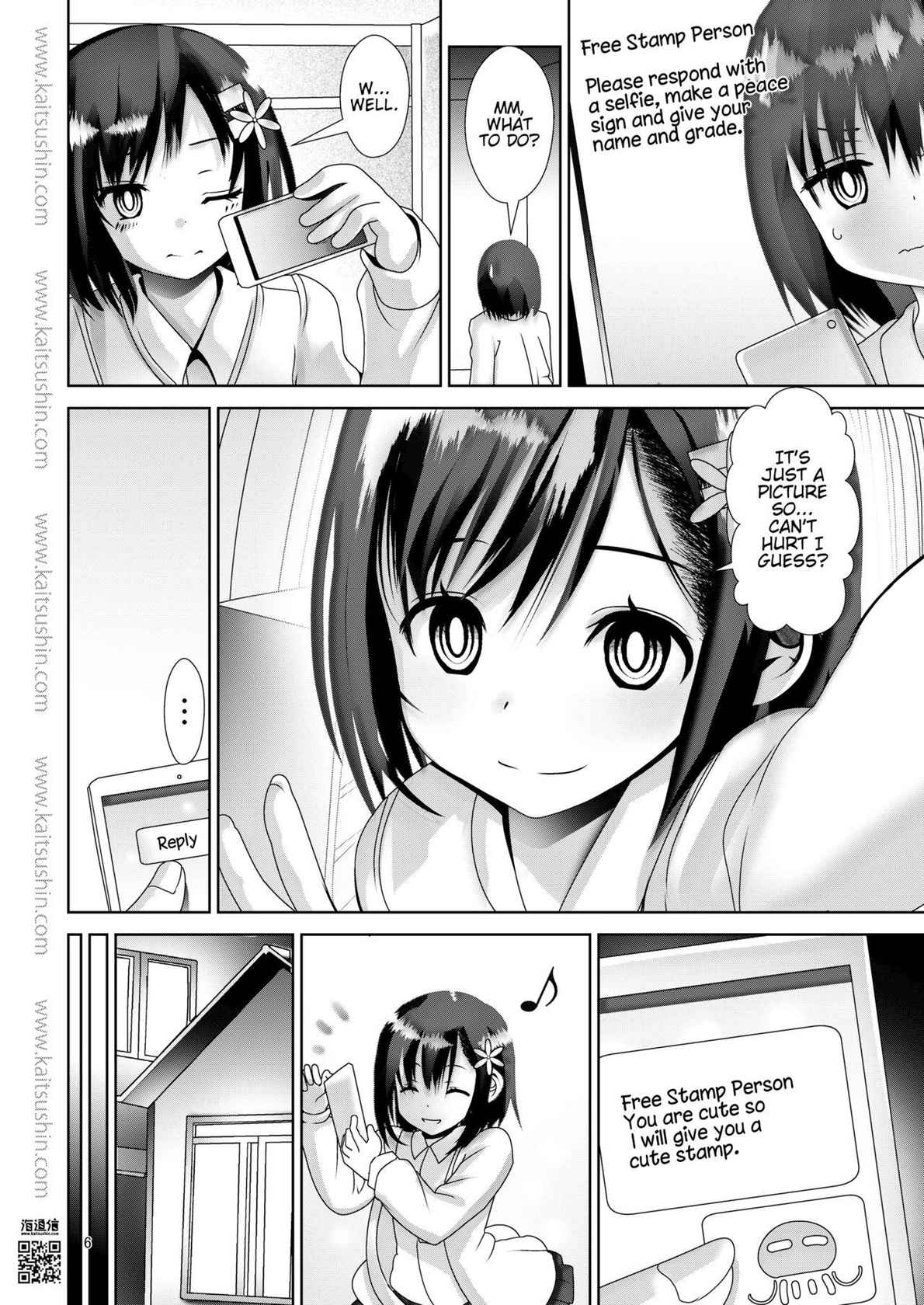 [Kaitsushin (Namamo Nanase)] Waisetsu Jidori de Oshiharai | Paying with Lewd Selfies [English] [LoliAce] [Digital]