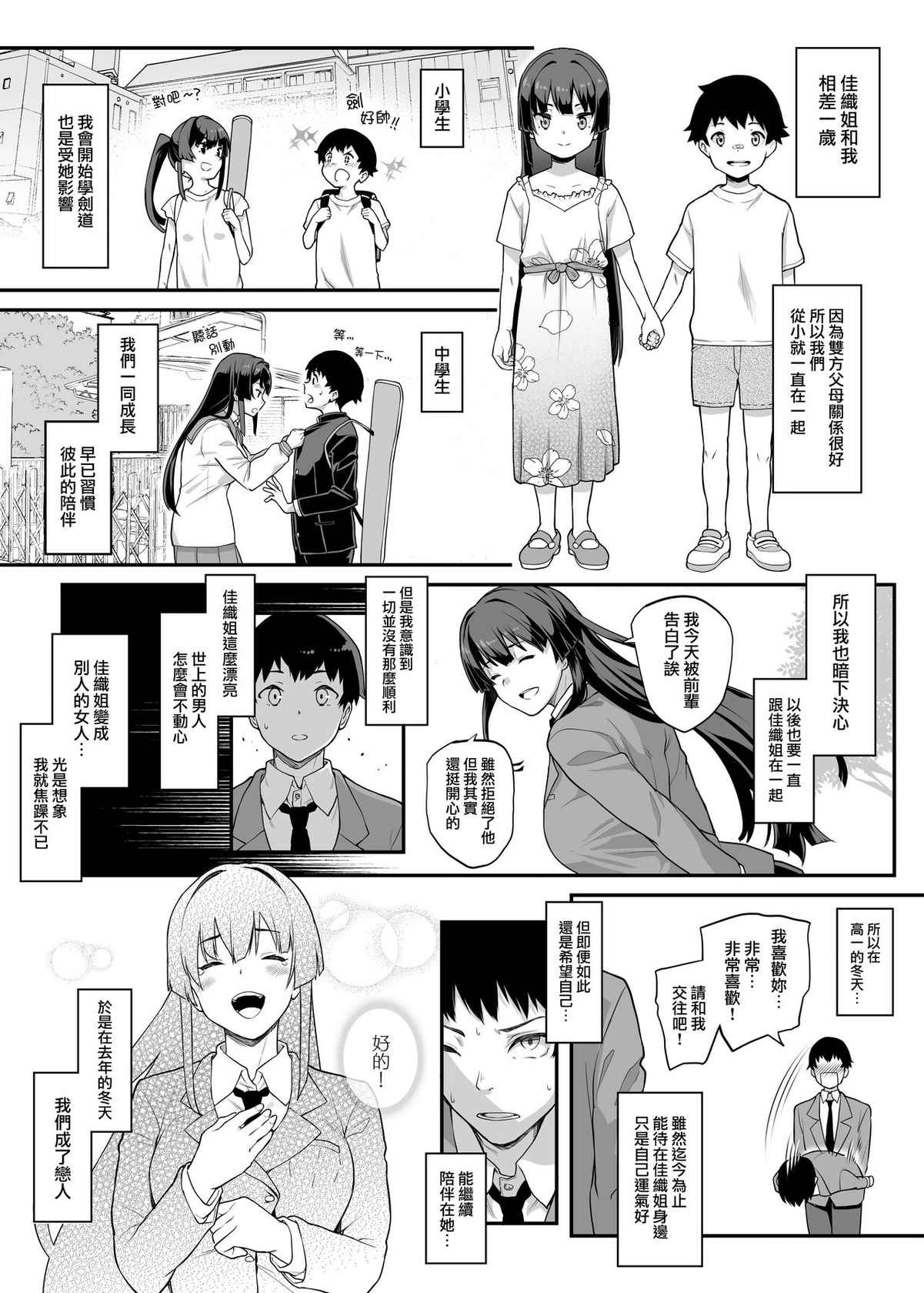 [Kaedeko、yozo] Kendoubu Shushou de Osananajimi no Bijin de Tsuyoi Boku no Kanojo ga, Charao ni Assari Otosareru Wake ga Nai (Original) [Ongoing] [Chinese] [無邪気漢化組]