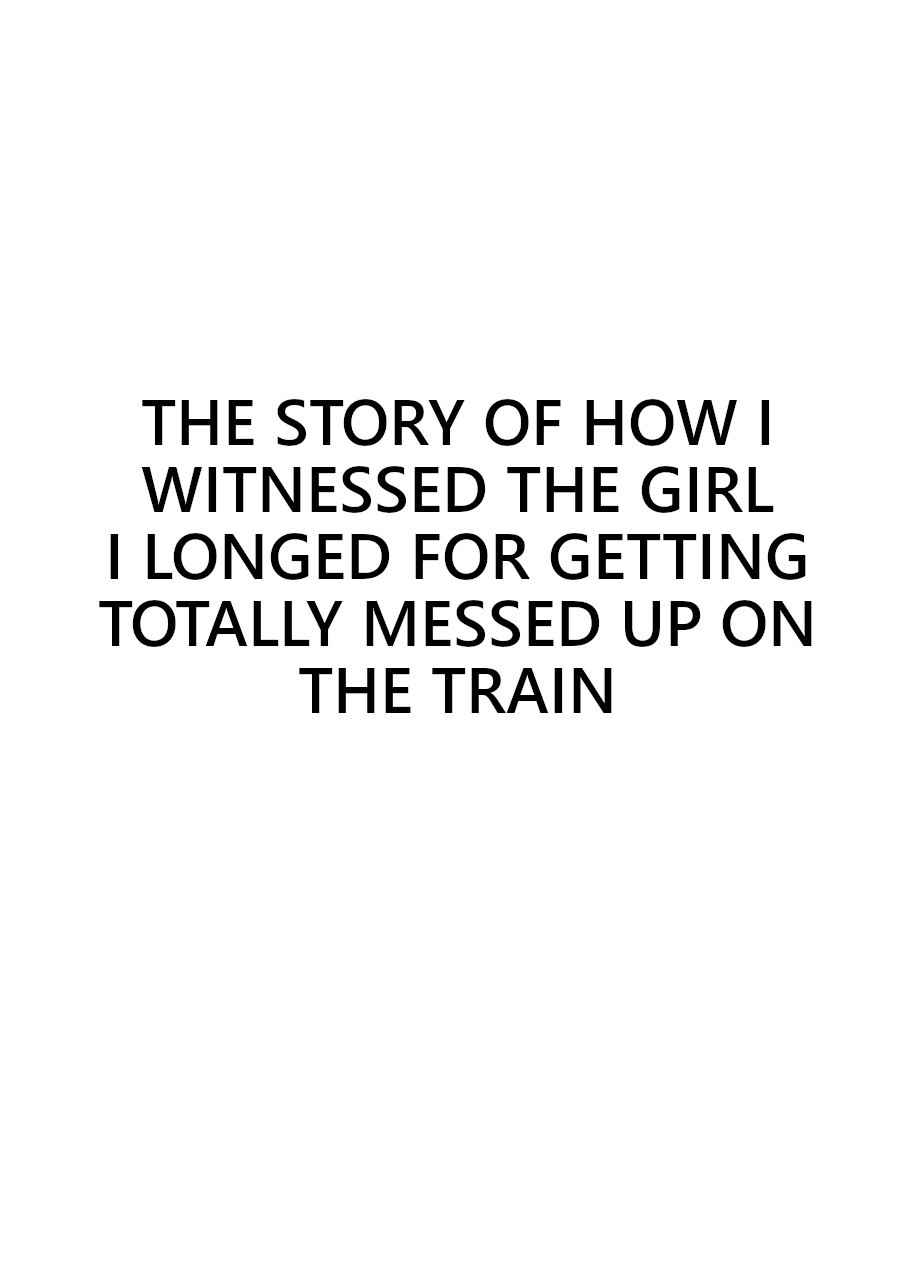 [Crimson] The story of how I witnessed the girl I admired getting fucked on the train (English)