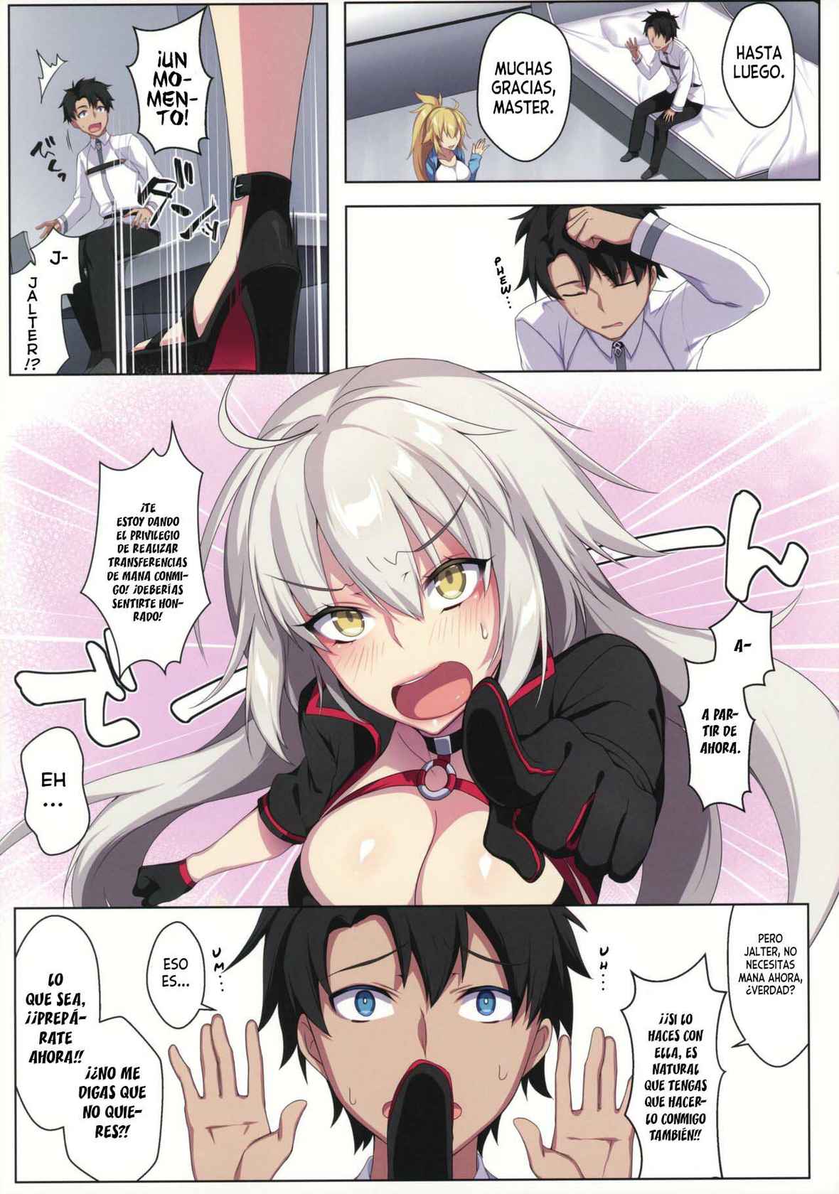 (C97) [Puu no Puupuupuu (Puuzaki Puuna)] Jeanne Alter wa Maryoku Kyoukyuu o Shitai!? (Fate/Grand Order) [Spanish]