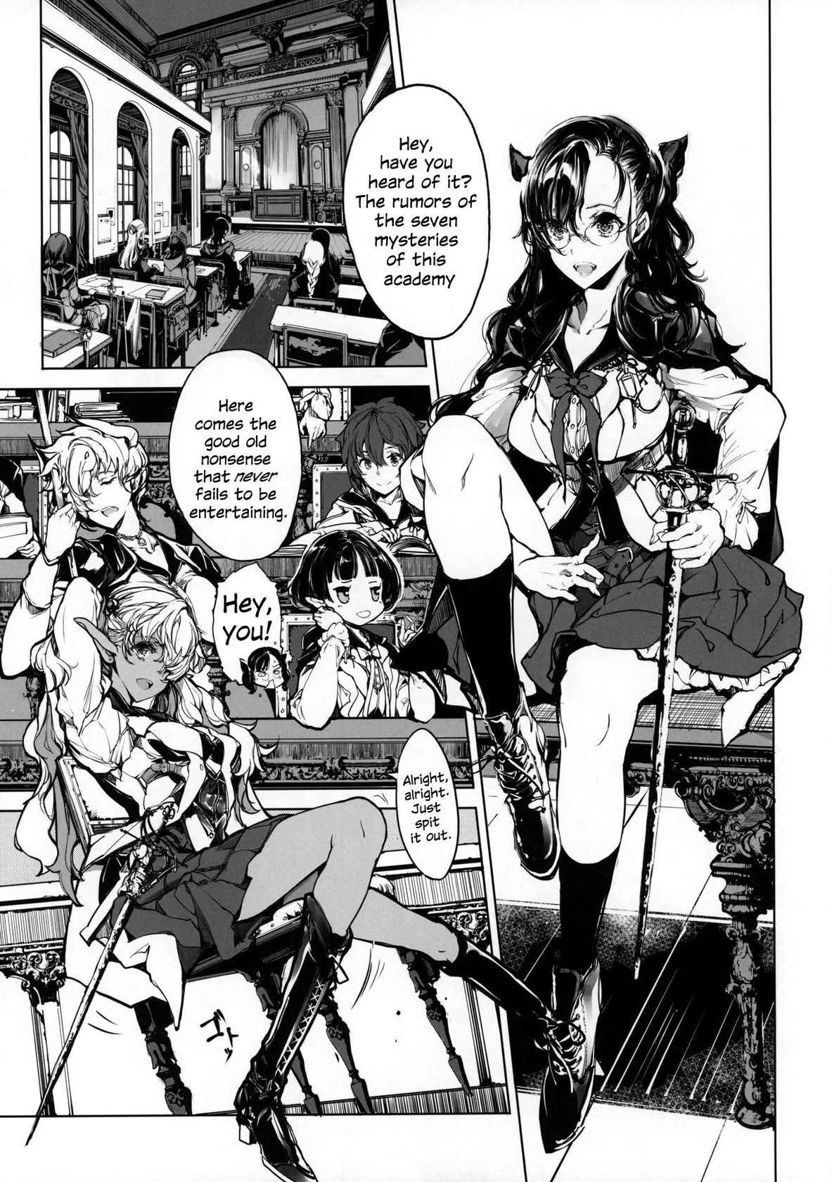 [70 Nenshiki Yuukyuu Kikan (Ohagi-san)] The Virgin Knights Secrets | Otome Kishi no Himegoto [English] [Uselessbian Translations]