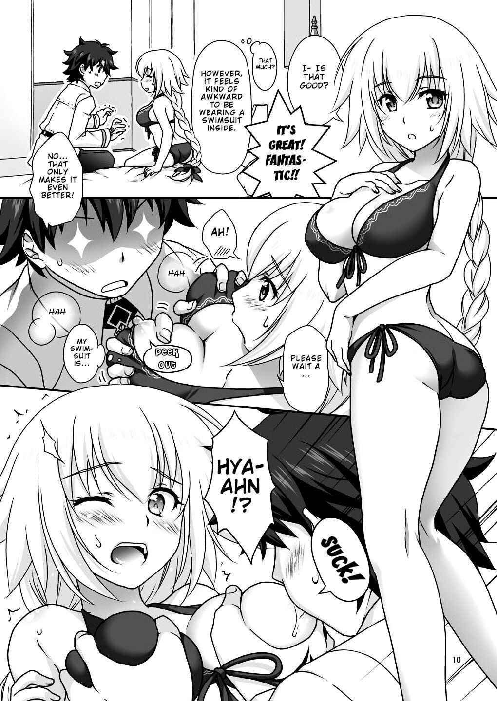 [Marimo-ya (Mori Marimo)] Jeanne & Marie Mizugi de Gohoushi | Jeanne's & Marie's Swimsuit Service (Fate/Grand Order) [English] [Lakshmi-Translations] [Digital]