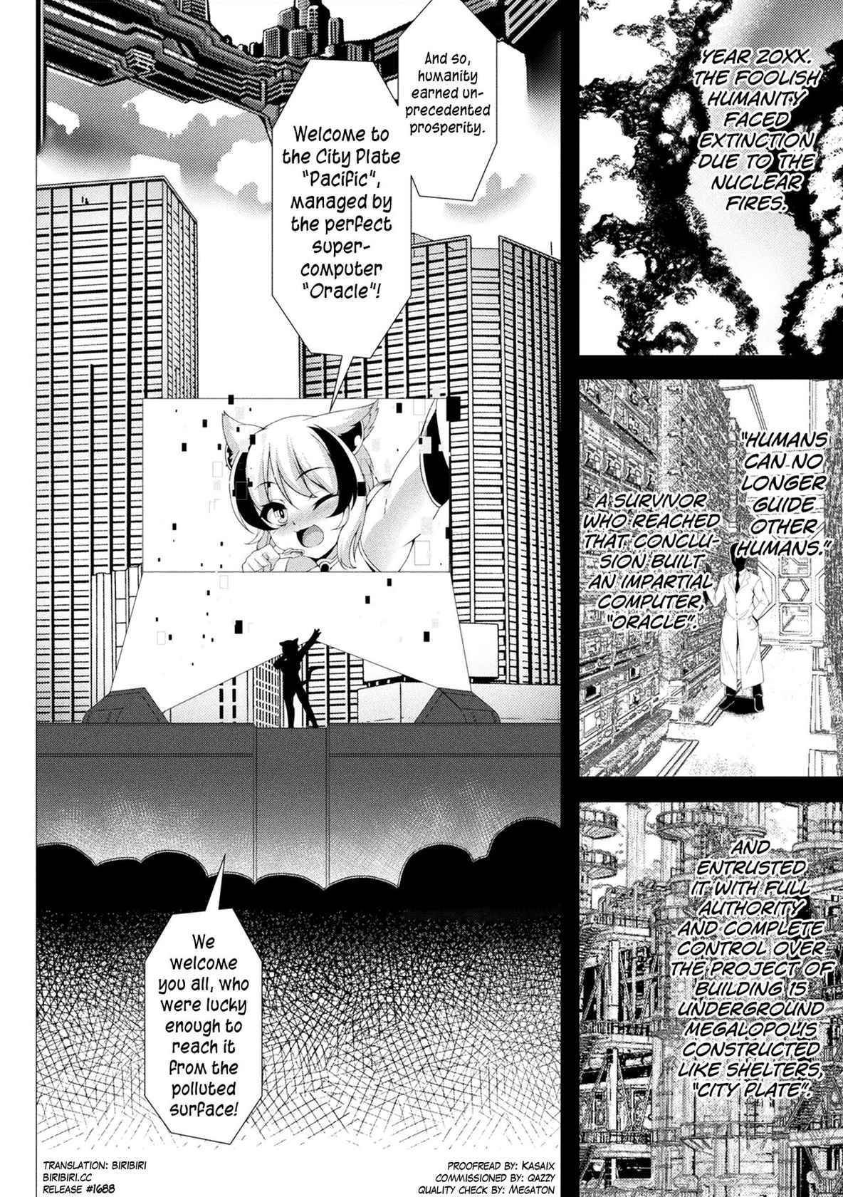 [Takayuki Hiyori] Fukujuu Toshi Megalomania - MEGALOMANIA THE OBEDIENCE CITY Ch.1 [English] [biribiri] [Digital]