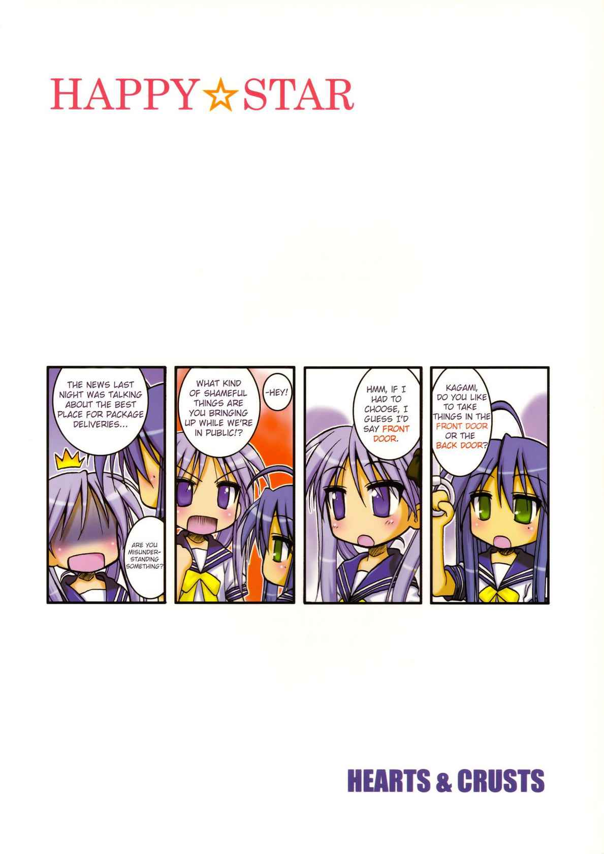 (C72) [Hearts & Crusts (Nanana Nana)] Happy Star (Lucky Star) [English]