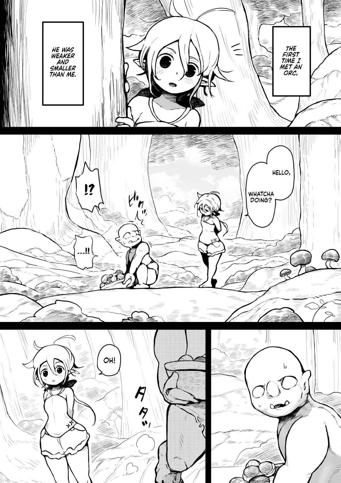 [Mugihoho (Muigyuu)] Elf to Orc no Otoshigoro | Elf And Orc Are Growing Up [English] {Doujins.com}