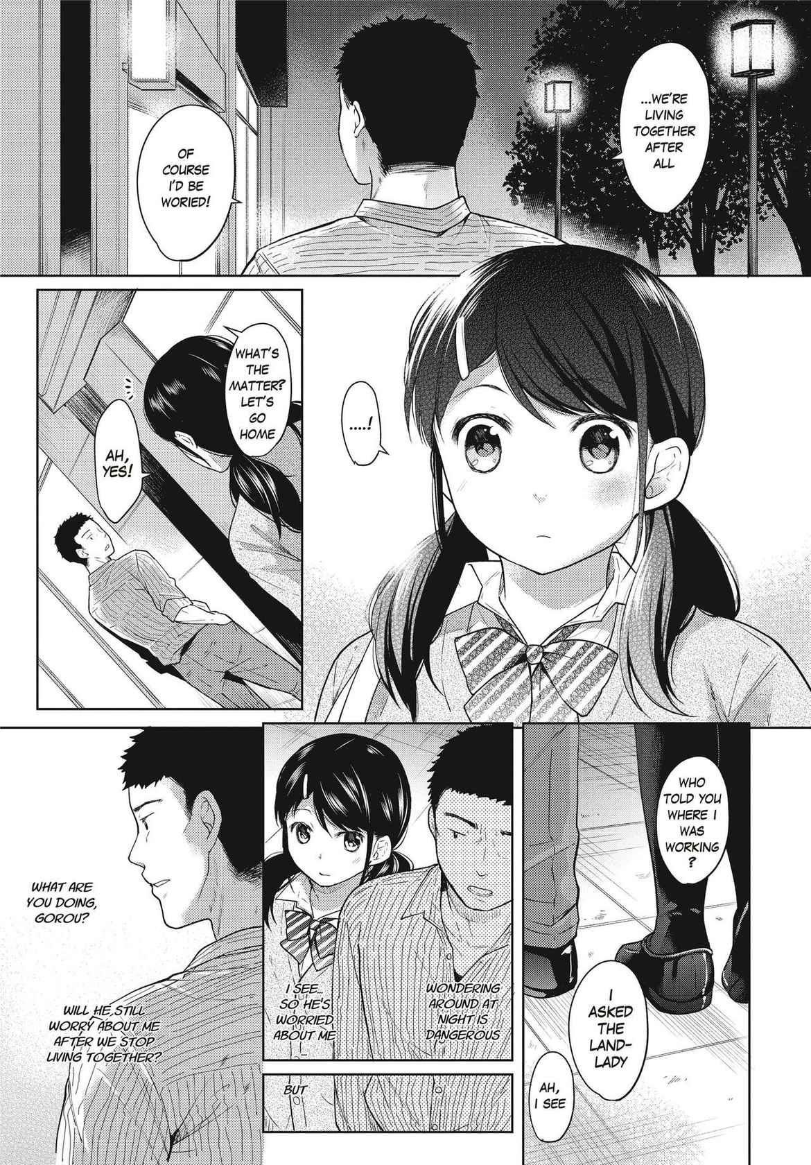 [Fumitsuki Sou] 1 Room Apartment + Highschool Girl Suddenly Living Together? Close Contact!? First Sex!!? Ch. 3 [Uncensored]