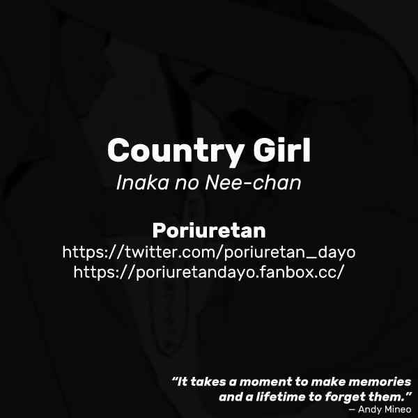 [Poriuretan] Inaka no Nee-chan | Country Girl [English]