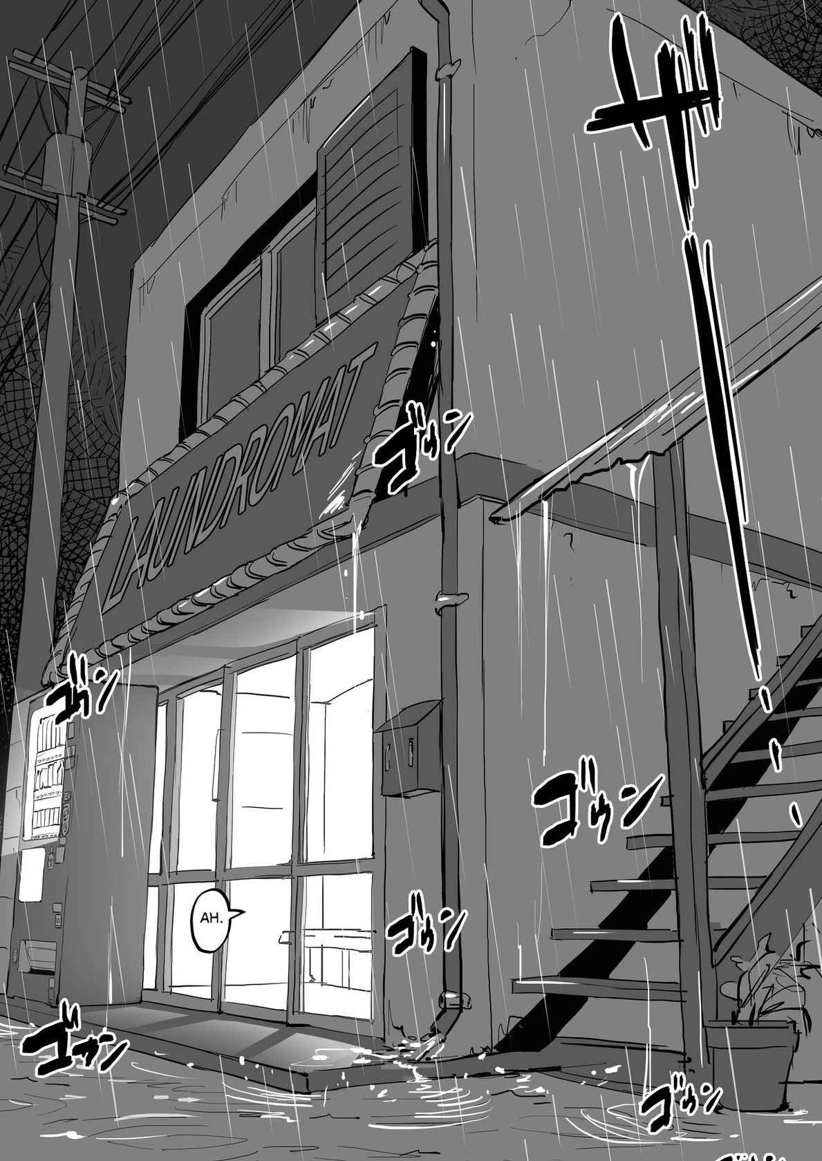 [Poriuretan] Tsuyu no Coin Laundry | Rain at the Laundromat [English]