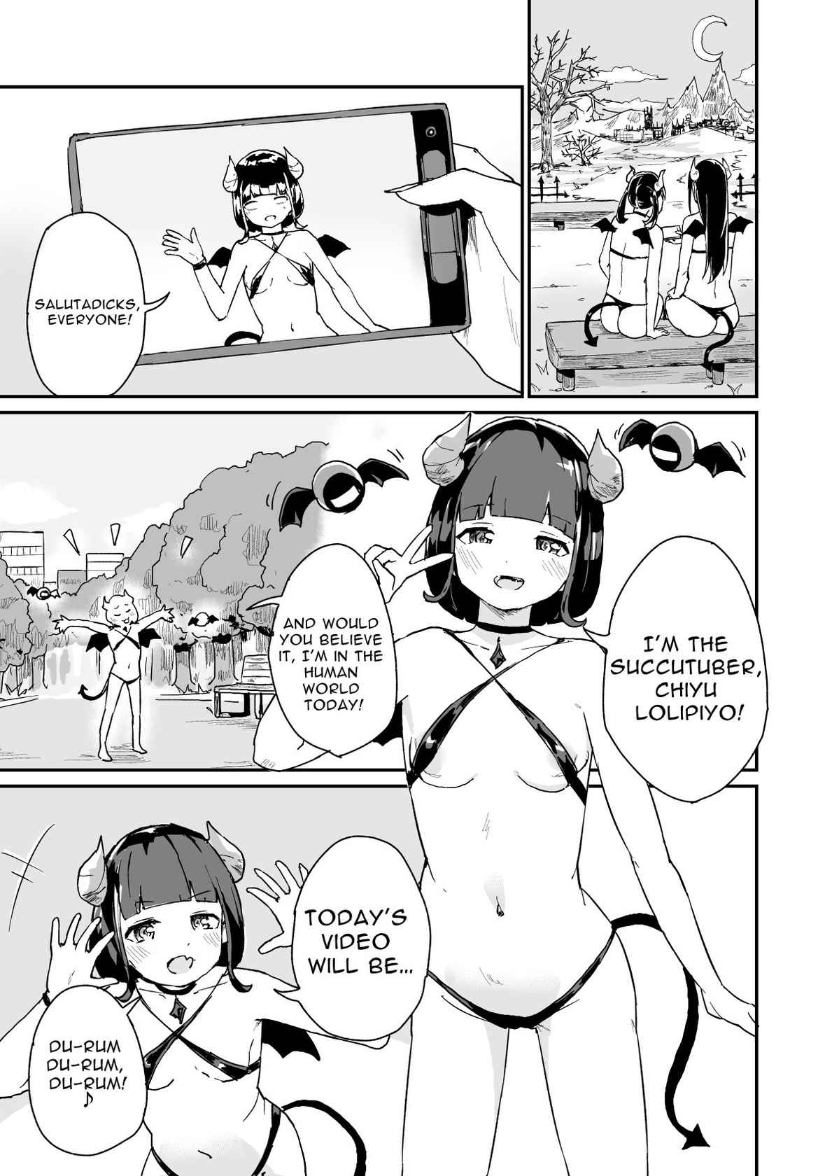 [Koromotake] Succubus Plays a Prank on a Human Man! [English] [Translators Unite] [Digital]