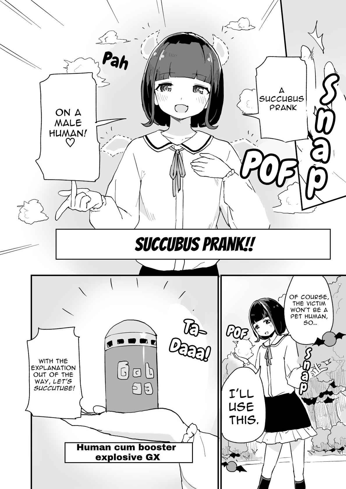 [Koromotake] Succubus Plays a Prank on a Human Man! [English] [Translators Unite] [Digital]