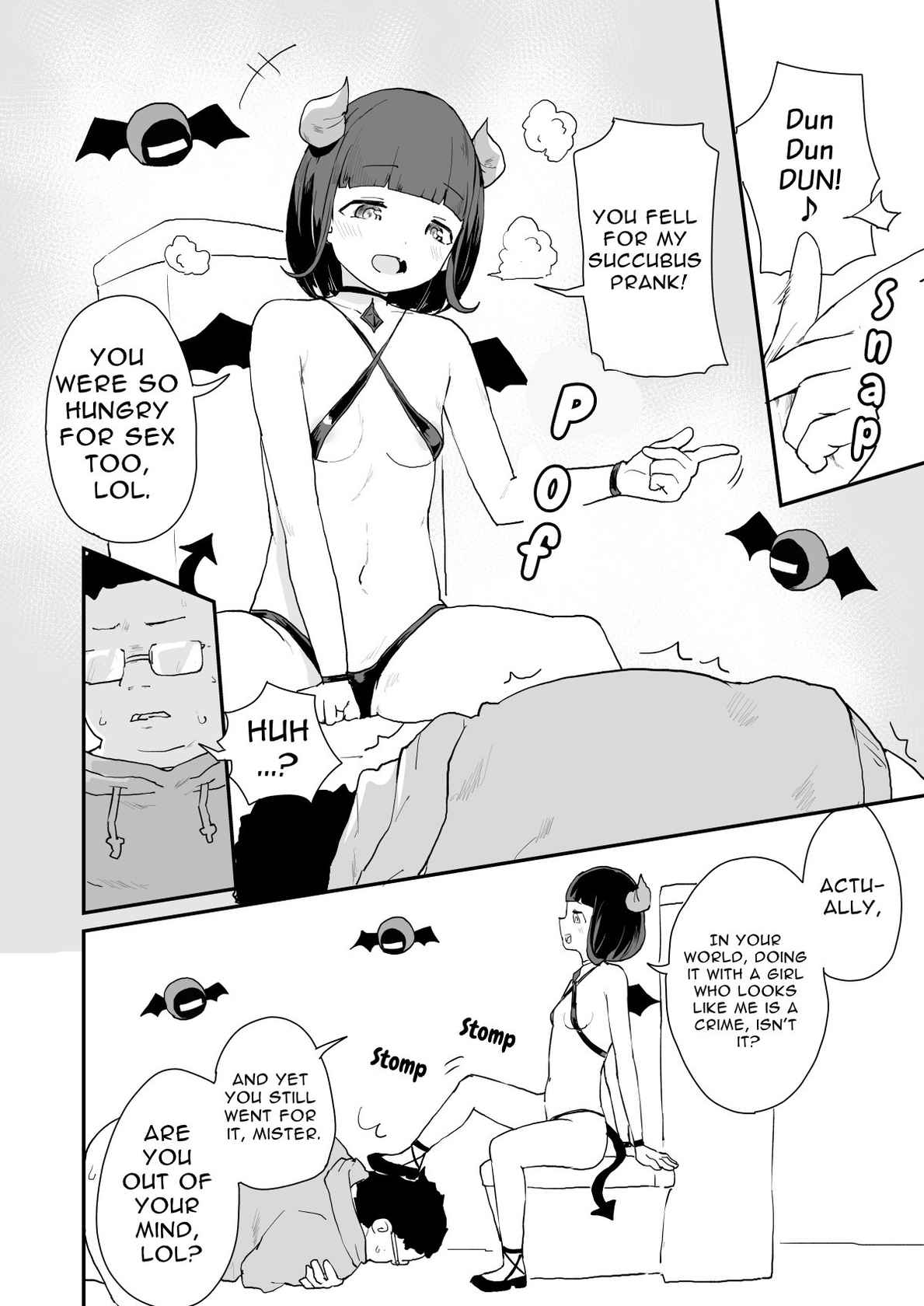 [Koromotake] Succubus Plays a Prank on a Human Man! [English] [Translators Unite] [Digital]