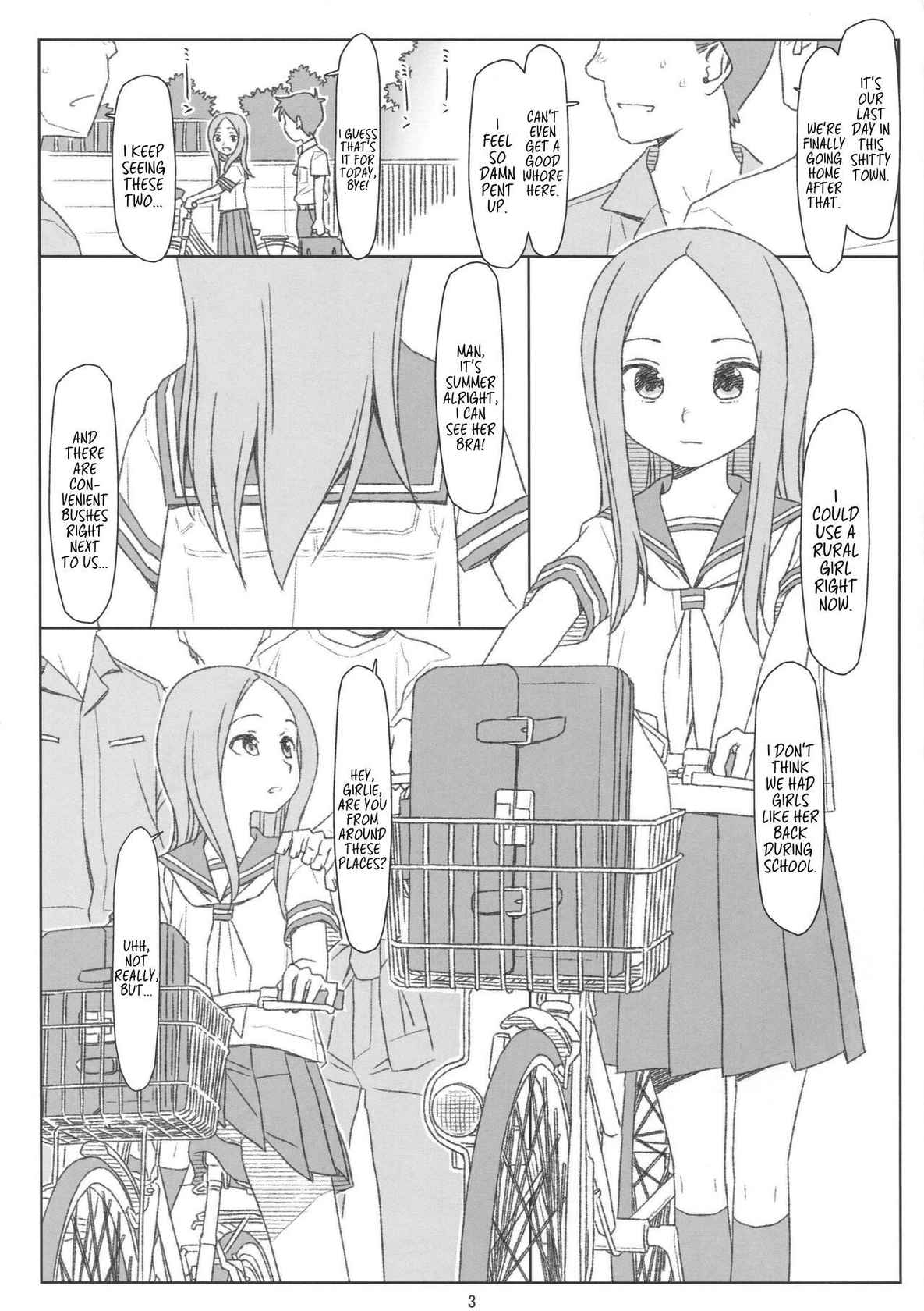 (COMIC1☆13) [bolze. (Maru Mikan)] Saraware Jouzu no Takagi-san | Master Abductee Takagi-San (Karakai Jouzu no Takagi-san) [English] [MegaFagget]