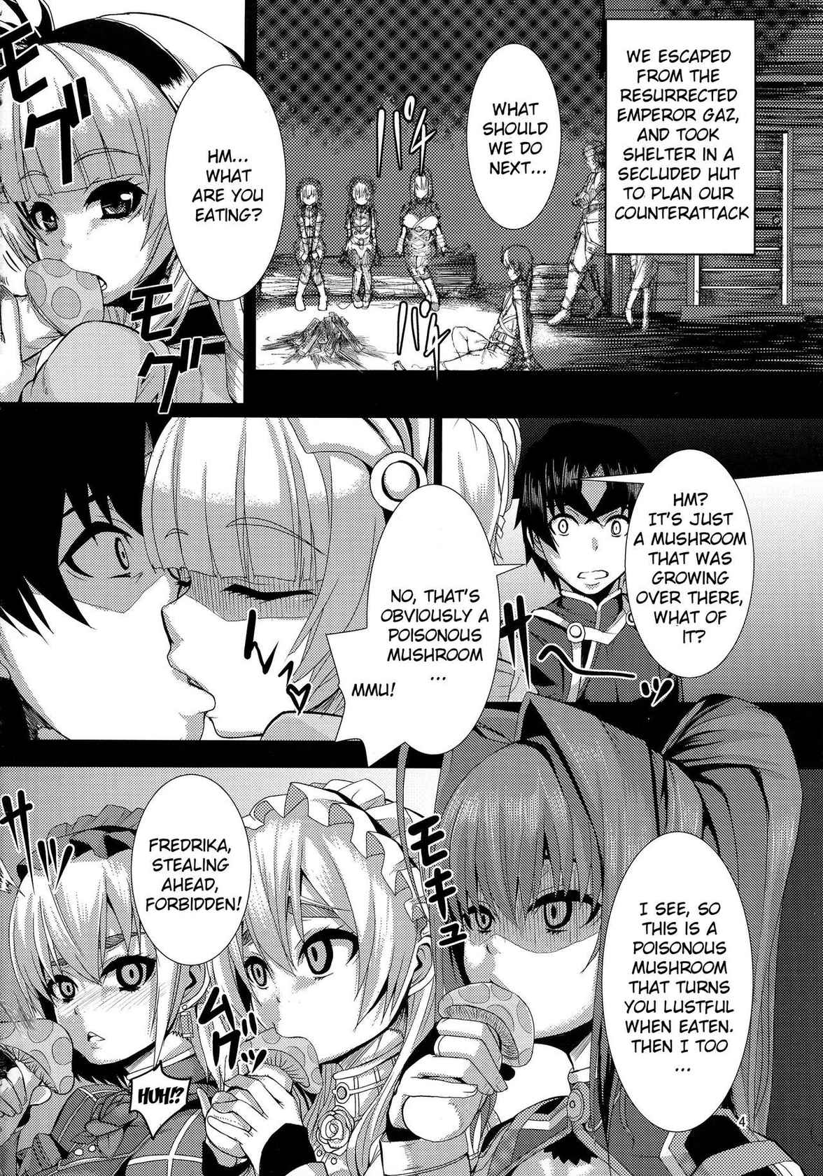 (C87) [Wakusei-teki Shukou (Yutakame)] Kouhaku Kimidori x Toru | White Red Yellow Green x Toru (Hitsugi no Chaika) [English] {doujin-moe.us}